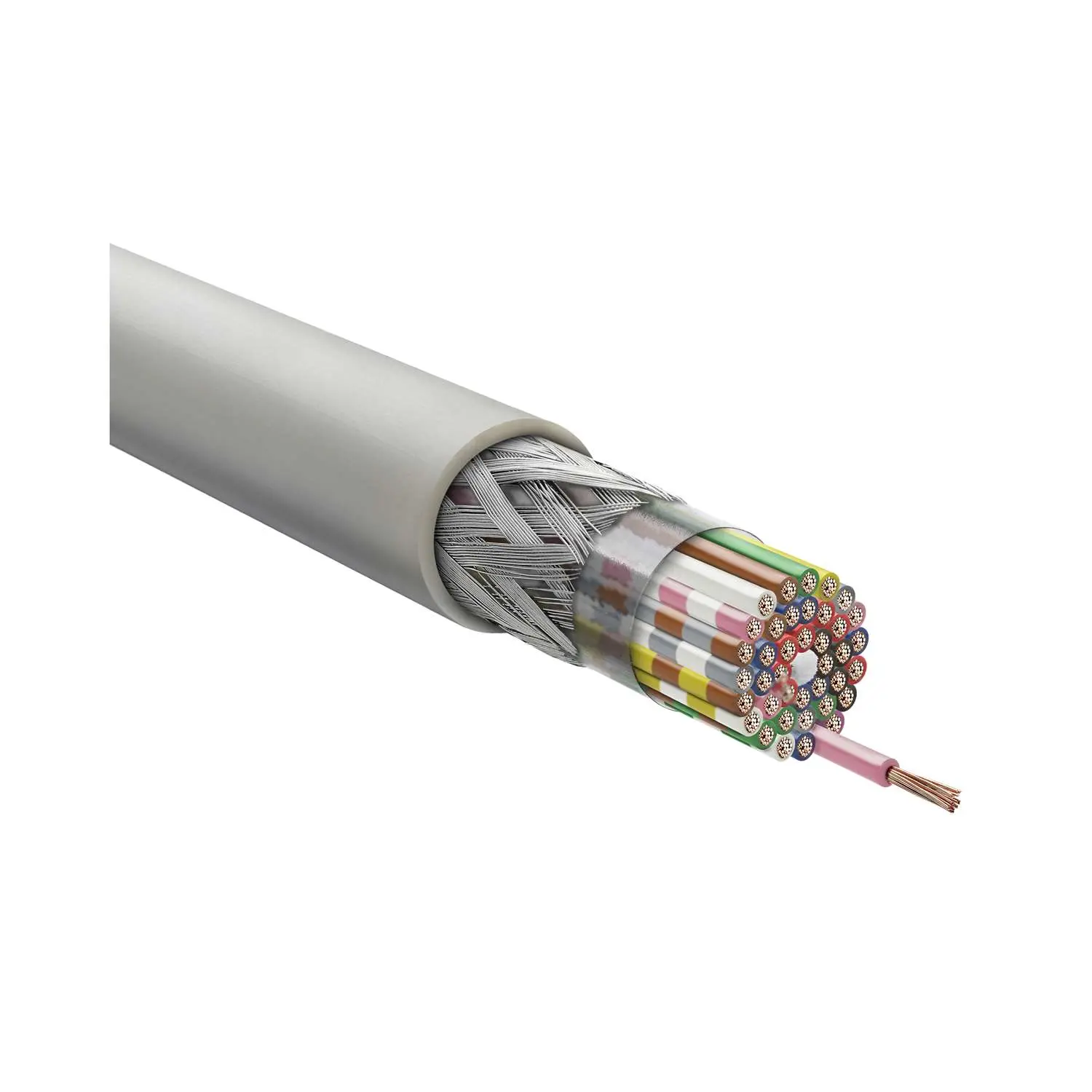 Produktfoto 1 von 20047 HELU KABEL LIYCY 40x0,25mm² Datenleitung geschirmt AD 12,9mm Betriebsspitzenspannung 500V