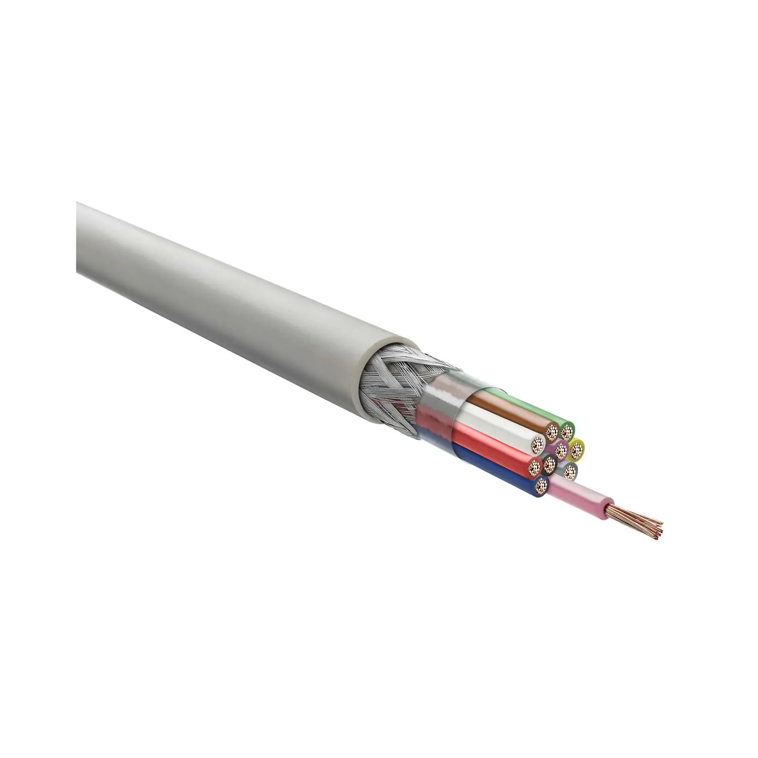 Produktfoto 1 von 20062 HELU KABEL LIYCY 10x0,34mm² Datenleitung geschirmt AD 8,4mm Betriebsspitzenspannung 500V