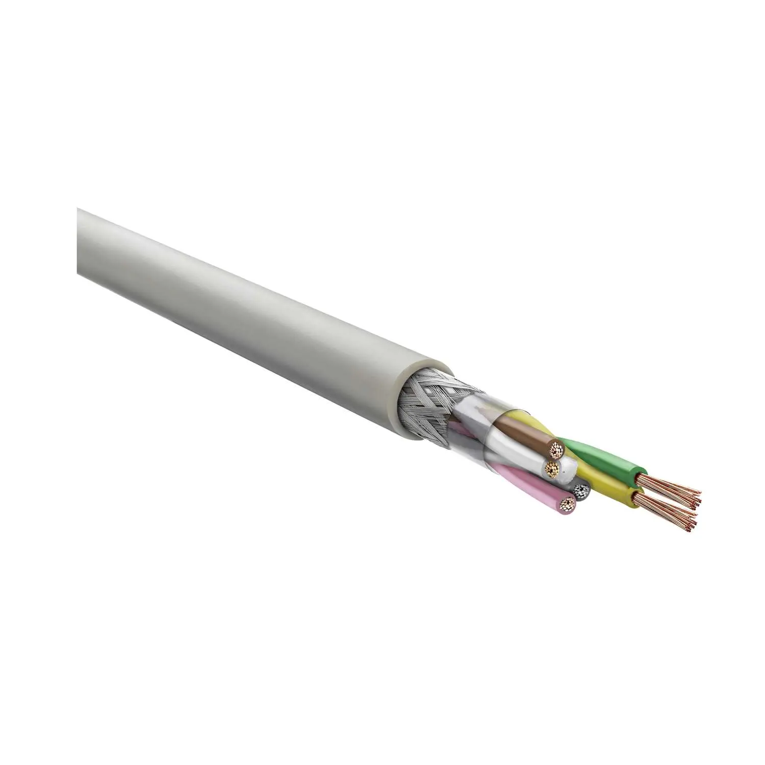 Produktfoto 1 von 21035 HELU KABEL LiYCY (TP) 3x2x0,25mm² Datenleitung geschirmt AD 7,1mm Betriebsspitzenspannung 500V
