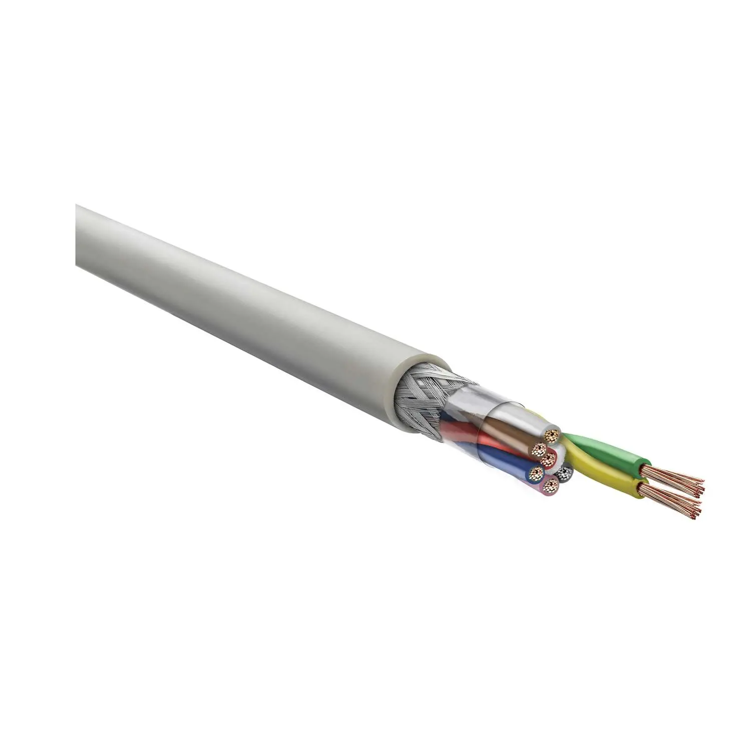 Produktfoto 1 von 21036 HELU KABEL LiYCY (TP) 4x2x0,25mm² Datenleitung geschirmt AD 7,6mm Betriebsspitzenspannung 500V