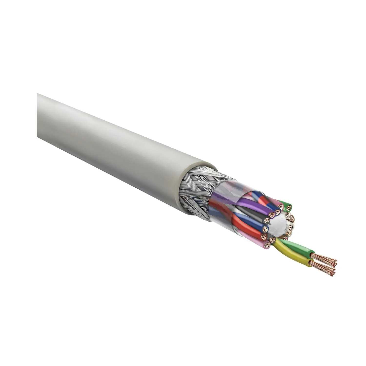 21040 HELU KABEL LiYCY (TP) 8x2x0,25mm² Datenleitung geschirmt AD 10,3mm Betriebsspitzenspannung 500V