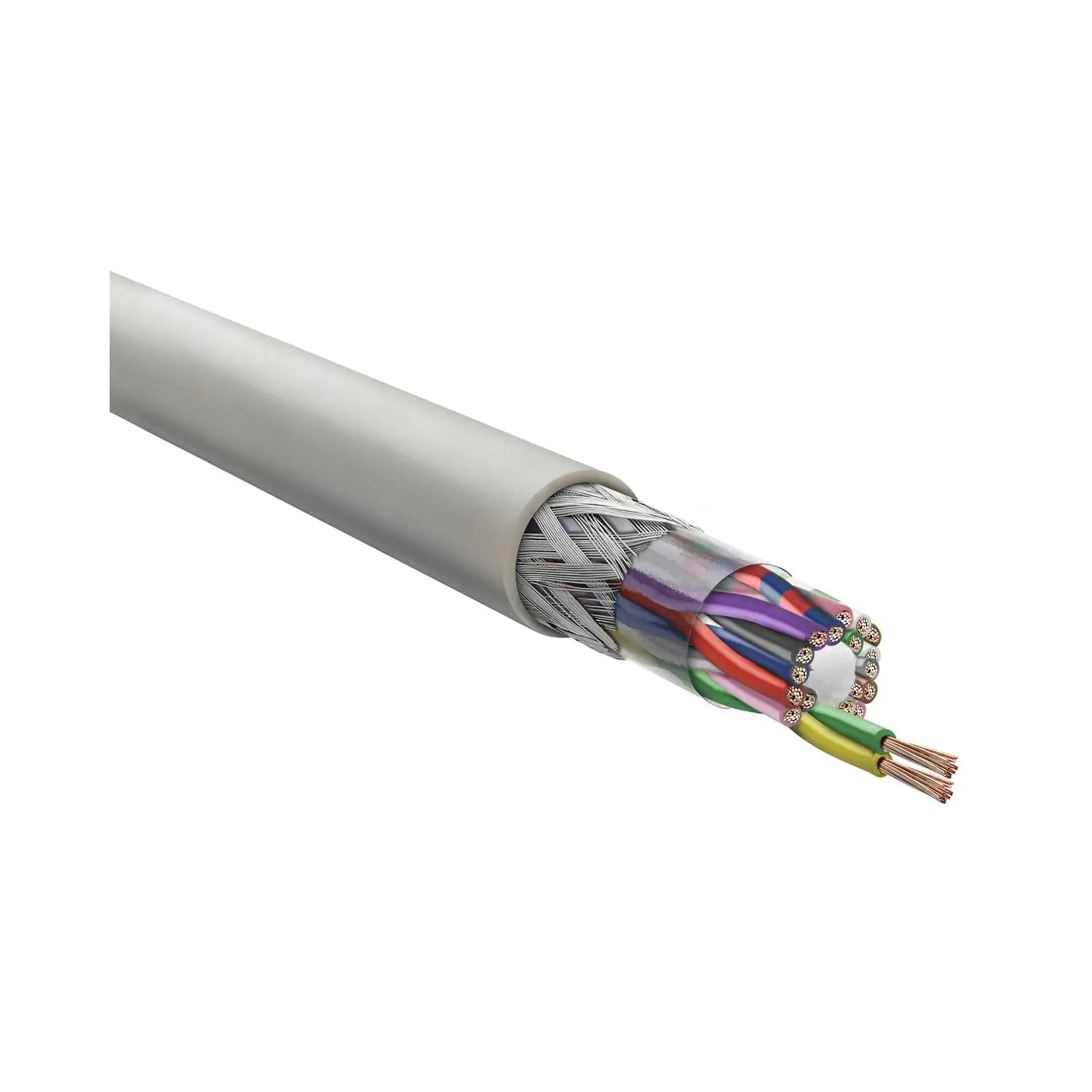 Produktfoto 1 von 21041 HELU KABEL LiYCY (TP) 10x2x0,25mm² Datenleitung geschirmt AD 11,0mm Betriebsspitzenspannung 500V