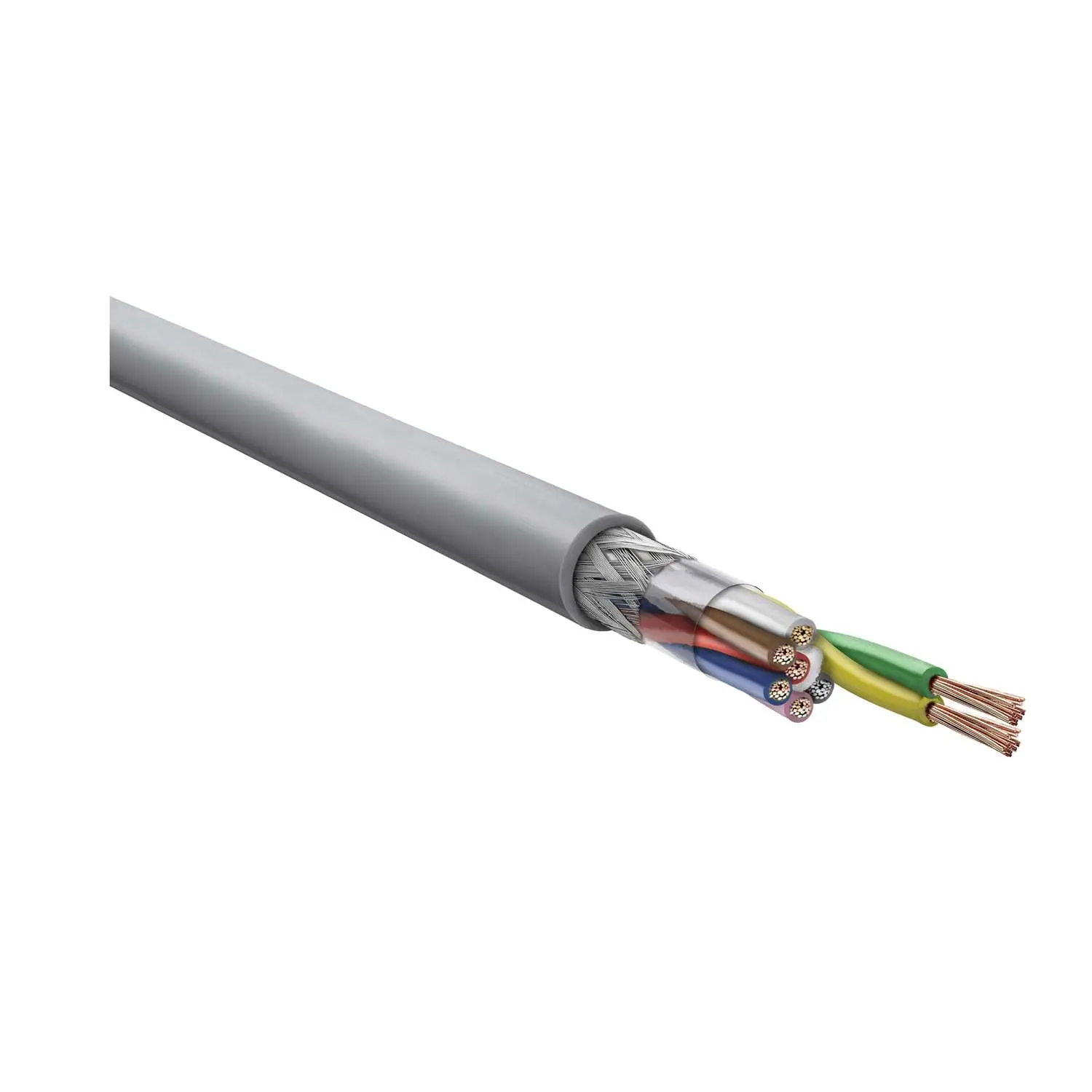 Produktfoto 1 von 83777 HELU KABEL LiYCY (TP) UL/CSA 4x2x0,14mm² AWG26/7 Datenleitung geschirmt AD 6,4mm Betriebsspitzenspannung 300V nach UL/CSA 300V