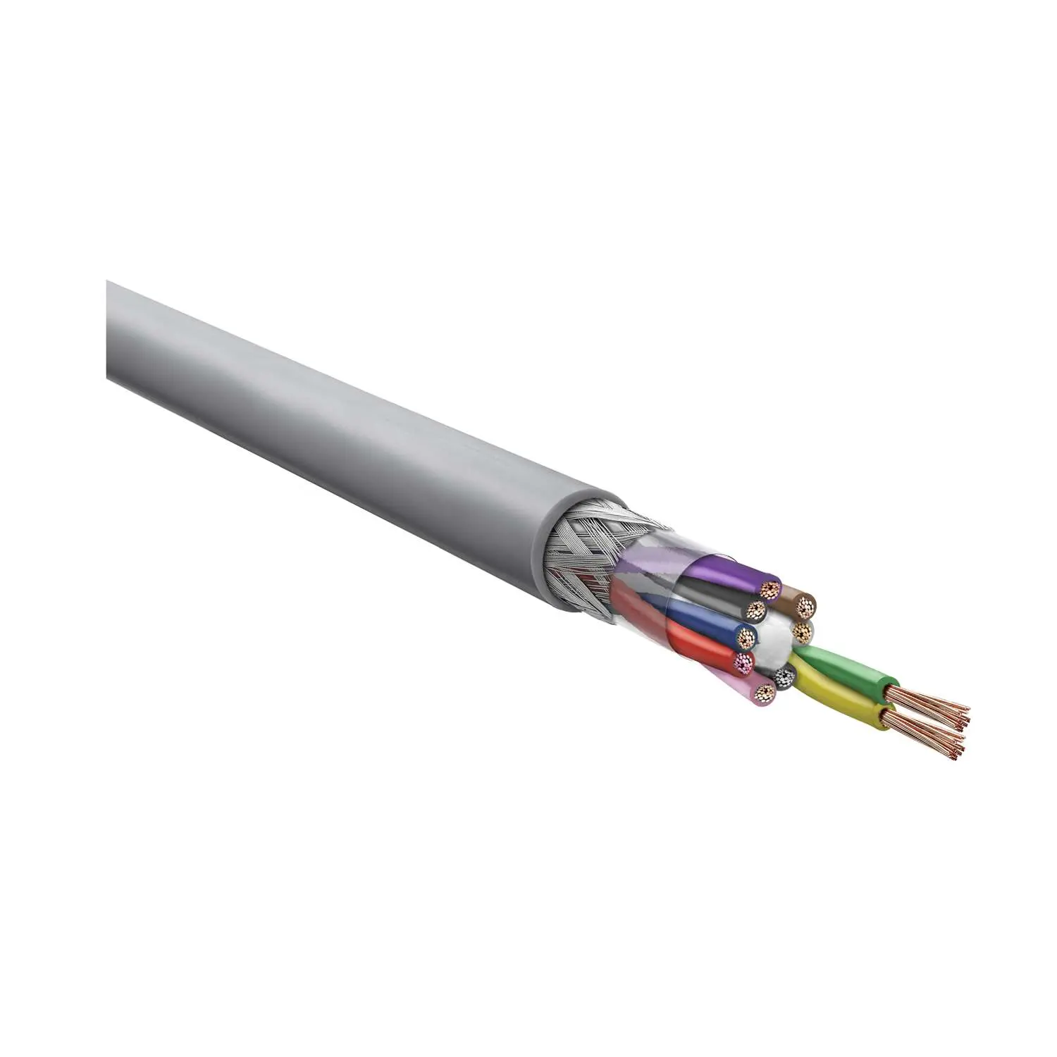 Produktfoto 1 von 83778 HELU KABEL LiYCY (TP) UL/CSA 5x2x0,14mm² AWG26/7 Datenleitung geschirmt AD 6,7mm Betriebsspitzenspannung 300V nach UL/CSA 300V