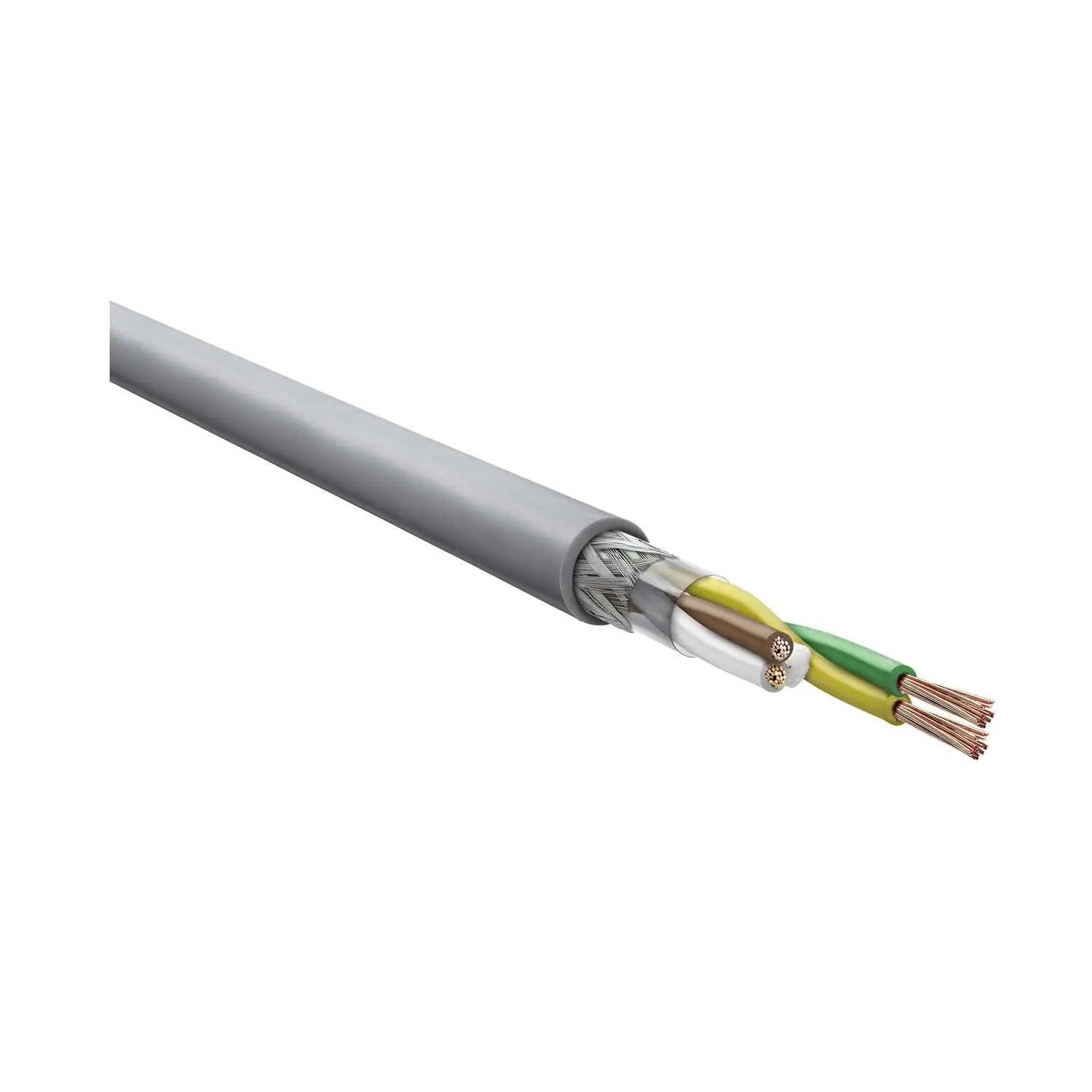 Produktfoto 1 von 83775 HELU KABEL LiYCY (TP) UL/CSA 2x2x0,14mm² AWG26/7 Datenleitung geschirmt AD 5,6mm Betriebsspitzenspannung 300V nach UL/CSA 300V