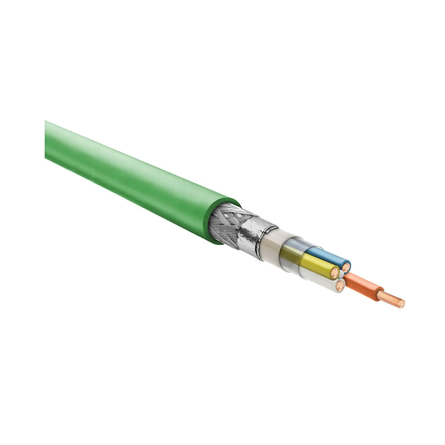 Produktfoto 1 von Ethernetleitung Cat. 5e für feste Verlegung 4-adrig, 2x2xAWG22/1 Außendurchmesser 6,5mm