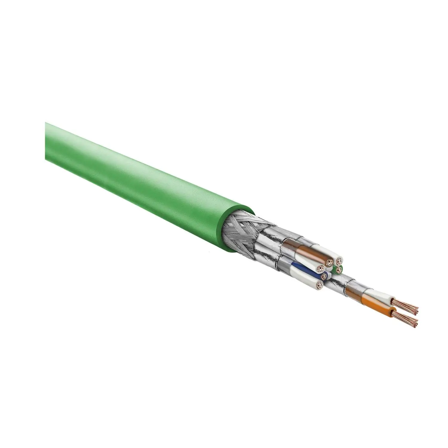 Produktfoto 1 von Ethernetleitung Cat. 7 für flexible Anwendung 8-adrig, Kabeltyp S/FTP 4x2xAWG26/7 Außendurchmesser 6,4mm