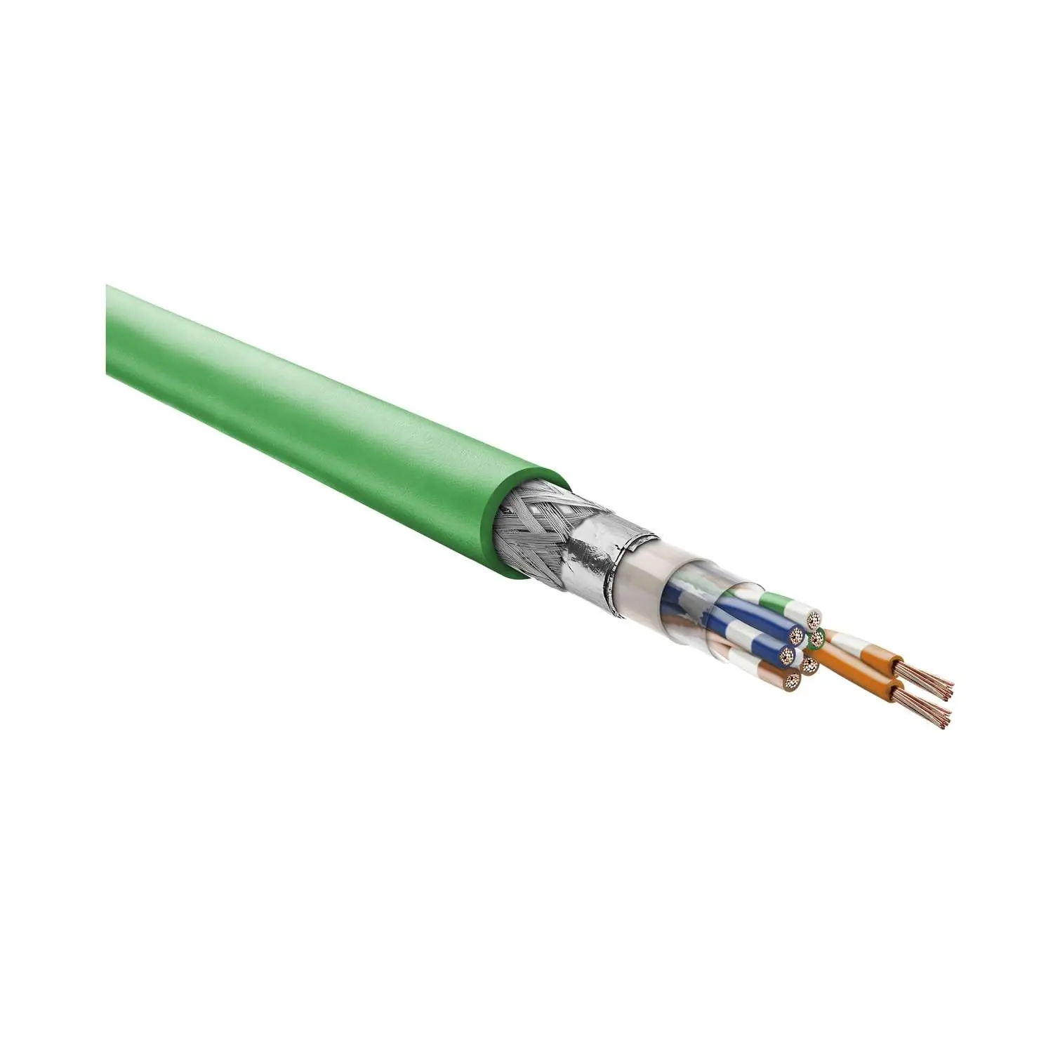 Produktfoto 1 von 2170488 LAPP Ethernetleitung Cat. 6 Schleppkettenleitung 8-adrig, Kabeltyp SF/UTP 4x2xAWG26/19 Außendurchmesser 7,8mm, Aderdurchmesser 0,98mm