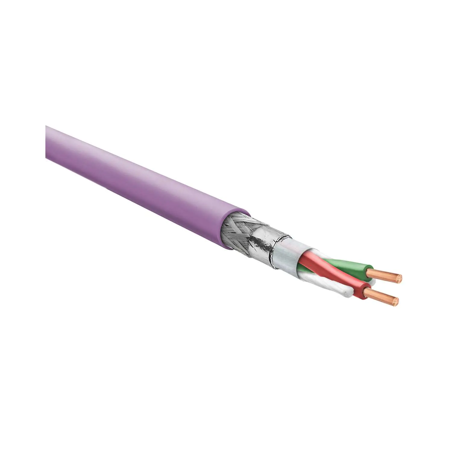 Produktfoto 1 von 81448 HELU KABEL Profibusleitung für feste Verlegung 2-adrig, 1x2x0,64mm² Außendurchmesser 8,0mm, Aderdurchmesser 2,55mm