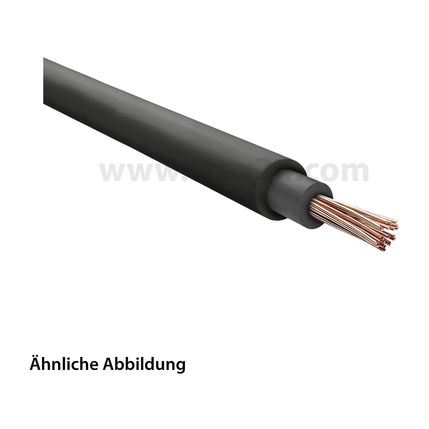 Produktfoto 1 von 37004 HELU KABEL H07RN-F 1X6mm² einadrige Gummischlauchleitung AD 7,9mm - 9,8mm Nennspannung Uo/U 450V/750V