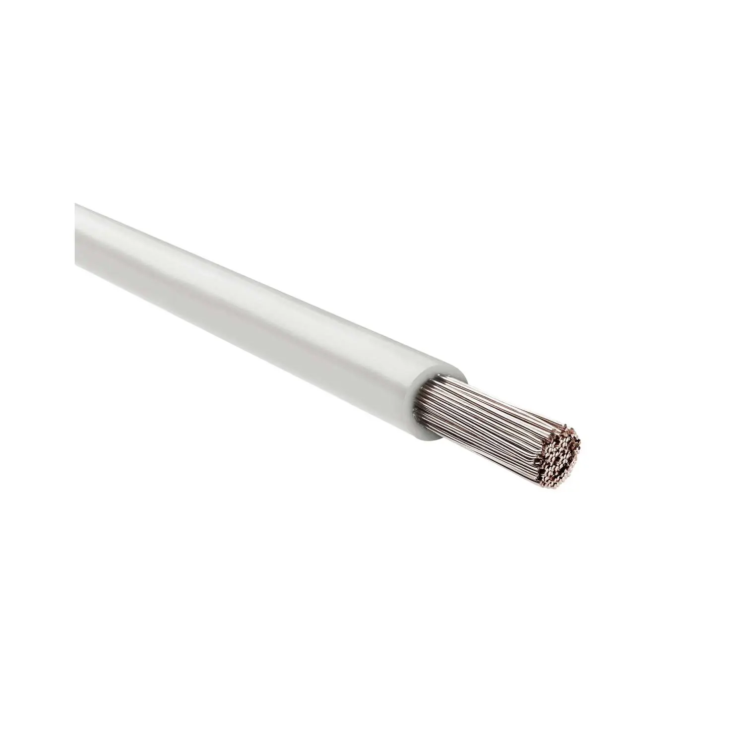 Produktfoto 1 von 23805 HELU KABEL SiF 1X4mm² WH (weiß) Einzelader Silikon weiß AD 4,2mm Nennspannung Uo/U 300V/500V