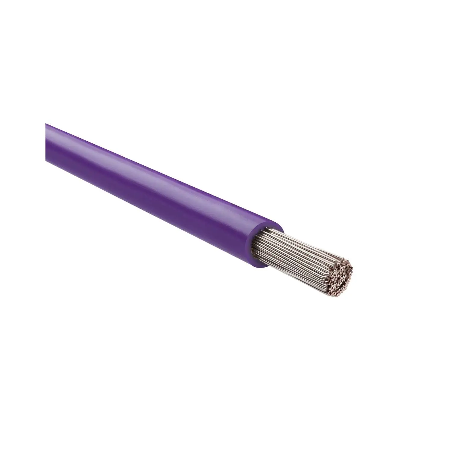 Produktfoto 1 von 23807 HELU KABEL SiF 1X4mm² VT (violett) Einzelader Silikon violett AD 4,2mm Nennspannung Uo/U 300V/500V