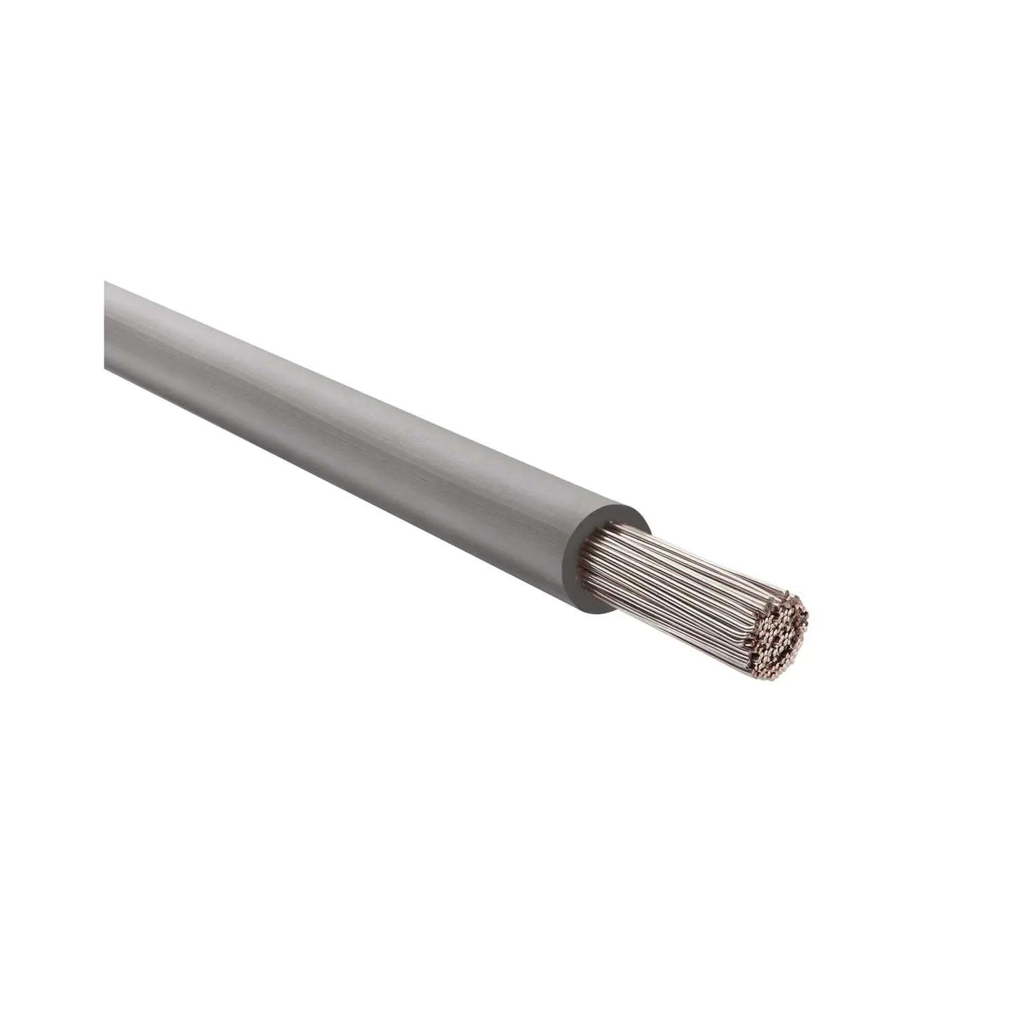 Produktfoto 1 von 23906 HELU KABEL SiF 1X6mm² GY (grau) Einzelader Silikon grau AD 5,0mm Nennspannung Uo/U 300V/500V