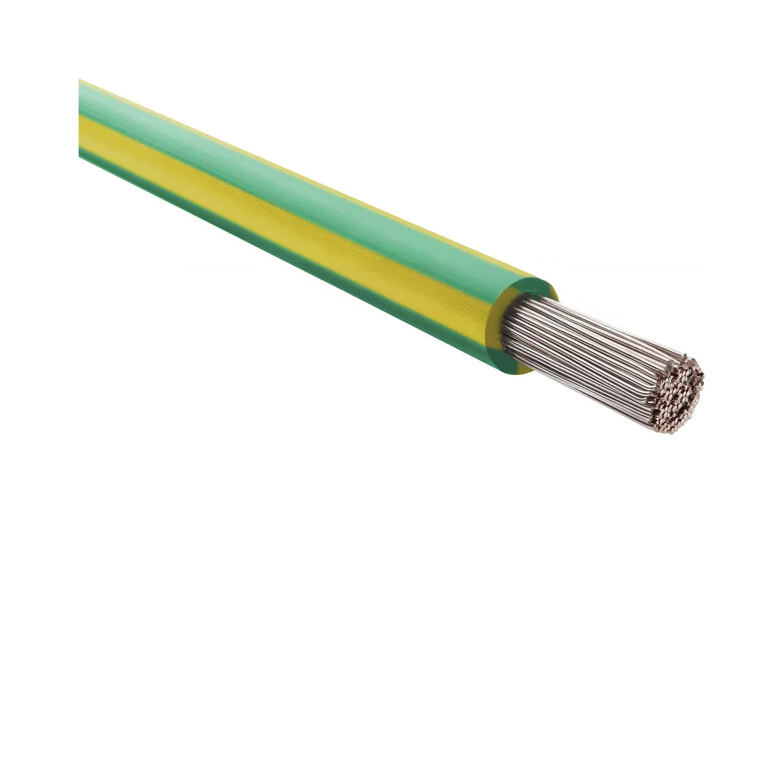 Produktfoto 1 von 24813 HELU KABEL SiF 1X25mm² GNYE (grün/gelb) Einzelader Silikon grün/gelb AD 9,2mm Nennspannung Uo/U 300V/500V