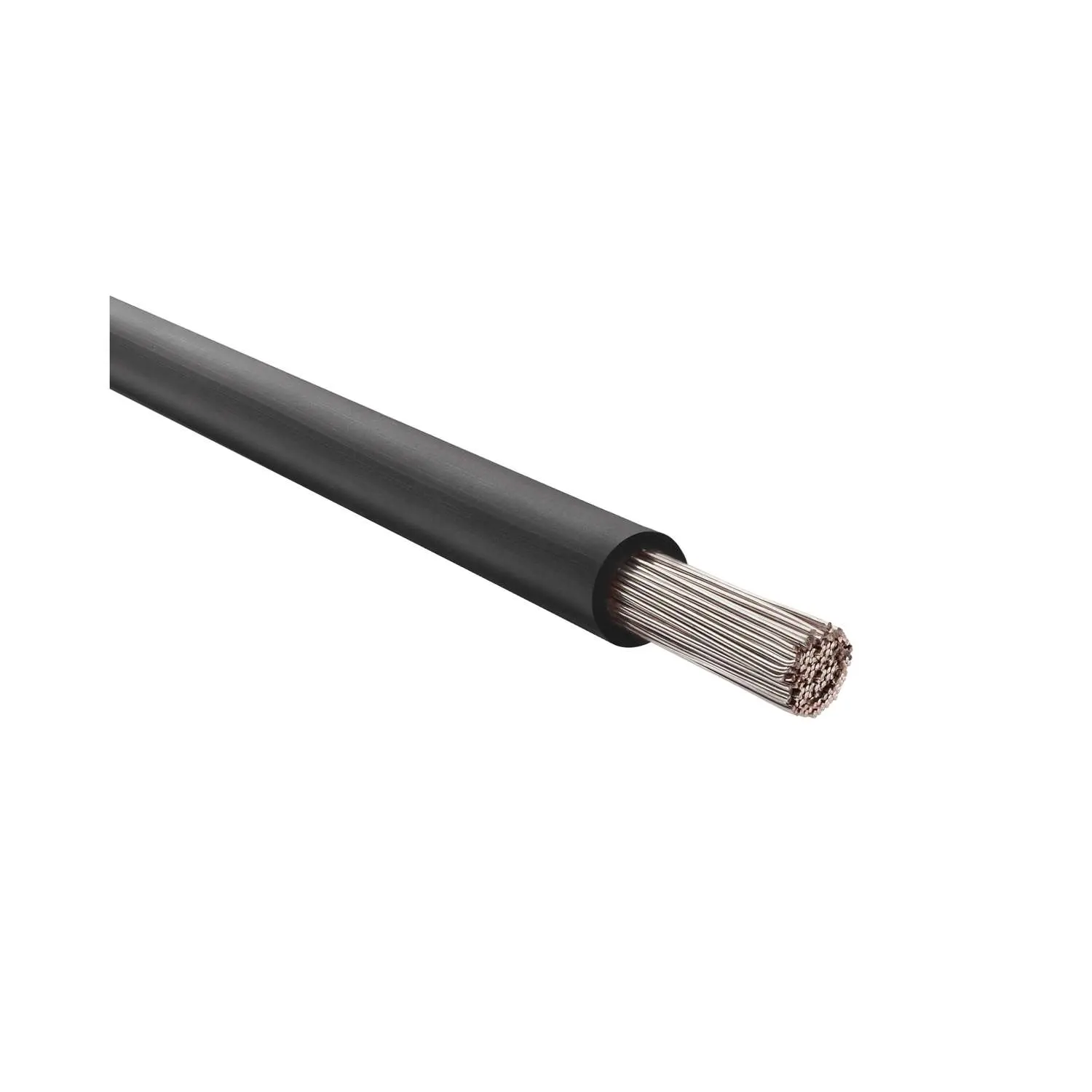 Produktfoto 1 von 24801 HELU KABEL SiF 1X25mm² BK (schwarz) Einzelader Silikon schwarz AD 9,2mm Nennspannung Uo/U 300V/500V