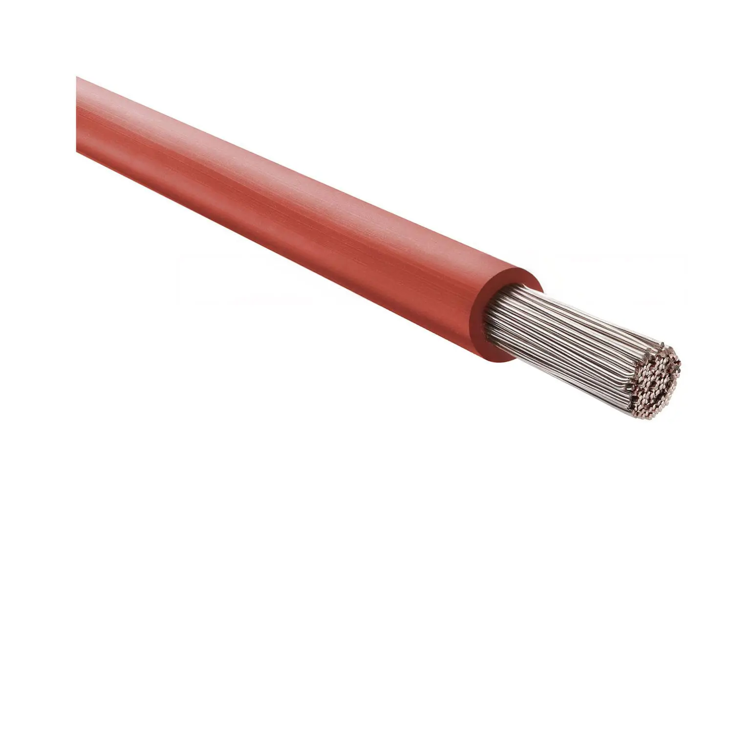 Produktfoto 1 von 451202 HELU KABEL SiF 1X50mm² RD (rot) Einzelader Silikon rot AD 12,2mm Nennspannung Uo/U 300V/500V