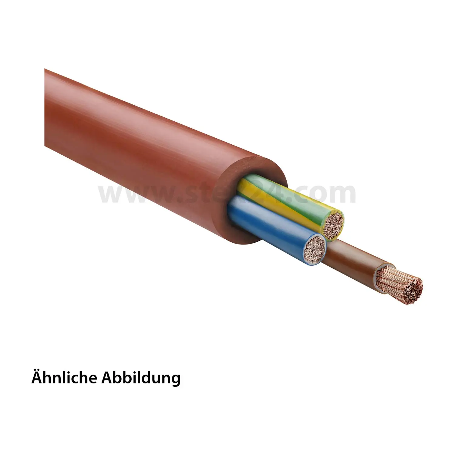 Produktfoto 1 von 23014 HELU KABEL SiHF 3G1,5mm² Silikonleitung AD 8,0mm Nennspannung Uo/U 300V/500V