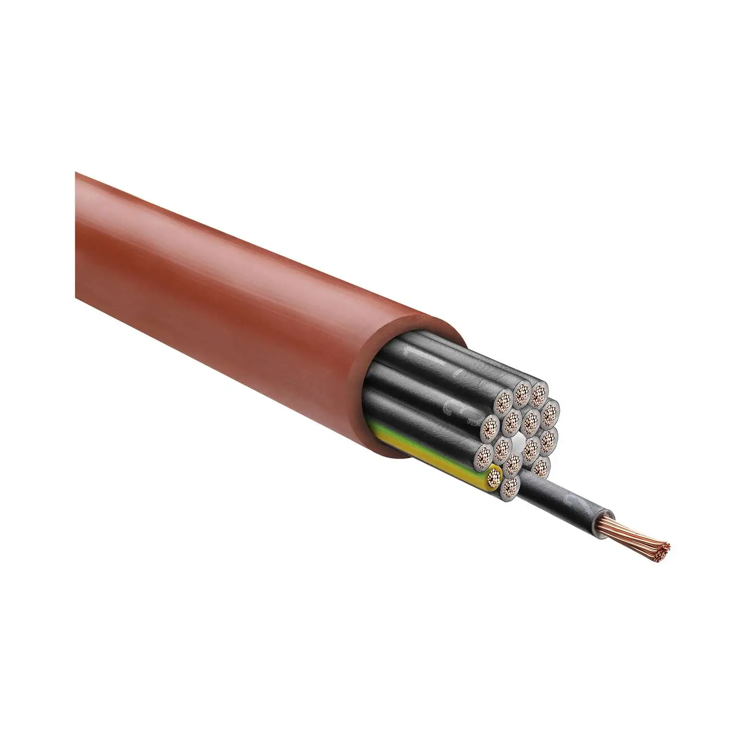 Produktfoto 1 von 23023 HELU KABEL SiHF 16G1,5mm² Silikonleitung AD 16,2mm Nennspannung Uo/U 300V/500V