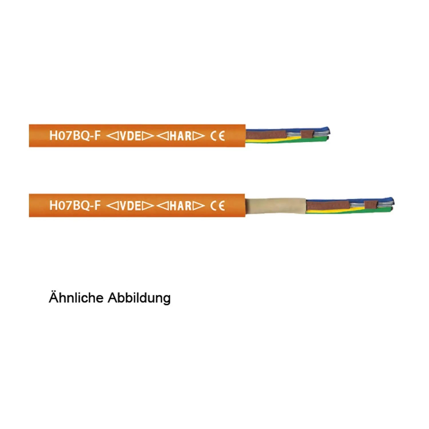 Produktfoto 1 von 220962 HELU KABEL H07BQ-F 7G1,5mm² Geräteanschlussleitung AD 12,2mm - 15,1mm Nennspannung Uo/U 450V/750V