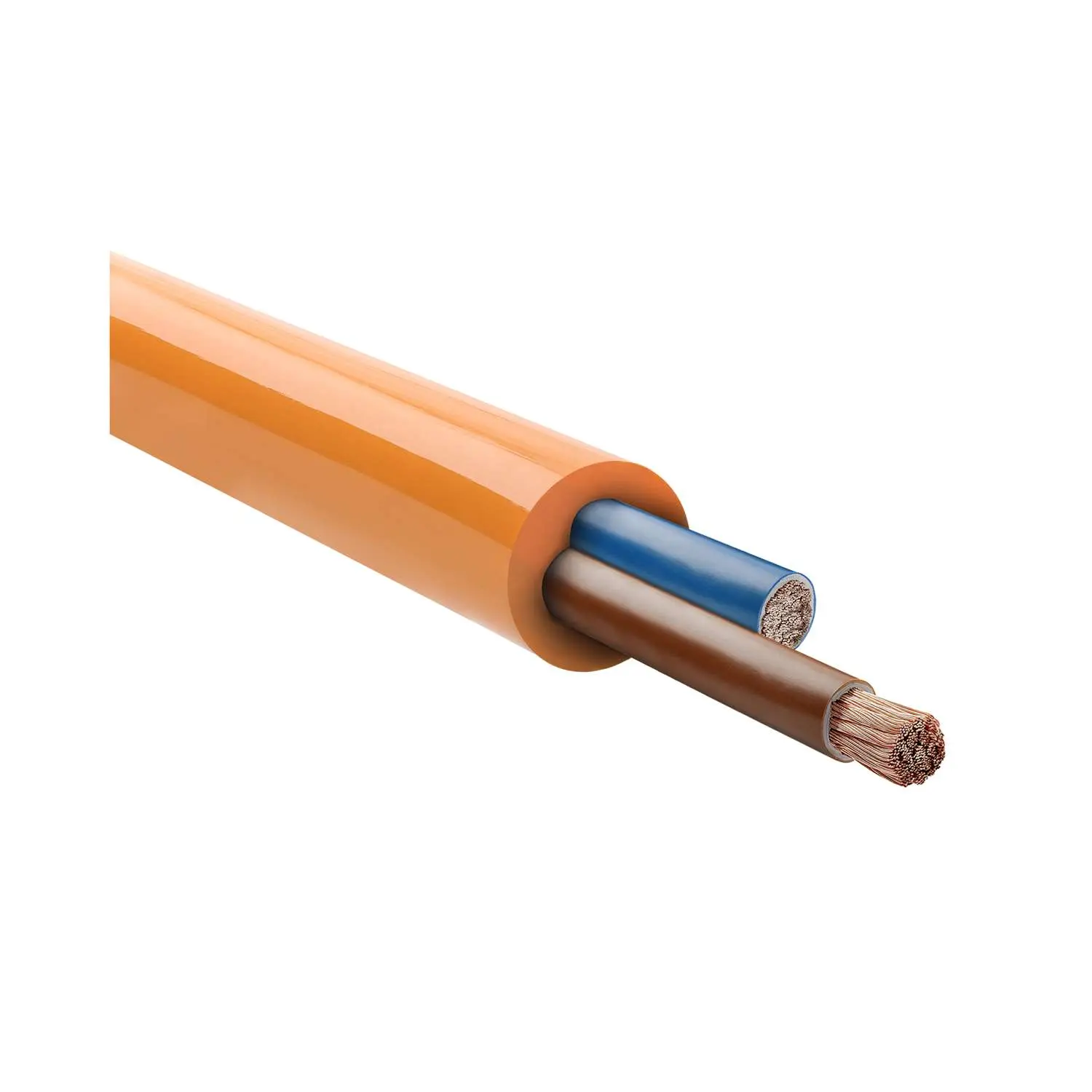 Produktfoto 1 von 22058 HELU KABEL H07BQ-F 2X1,5mm² Geräteanschlussleitung AD 7,6mm - 9,8mm Nennspannung Uo/U 450V/750V