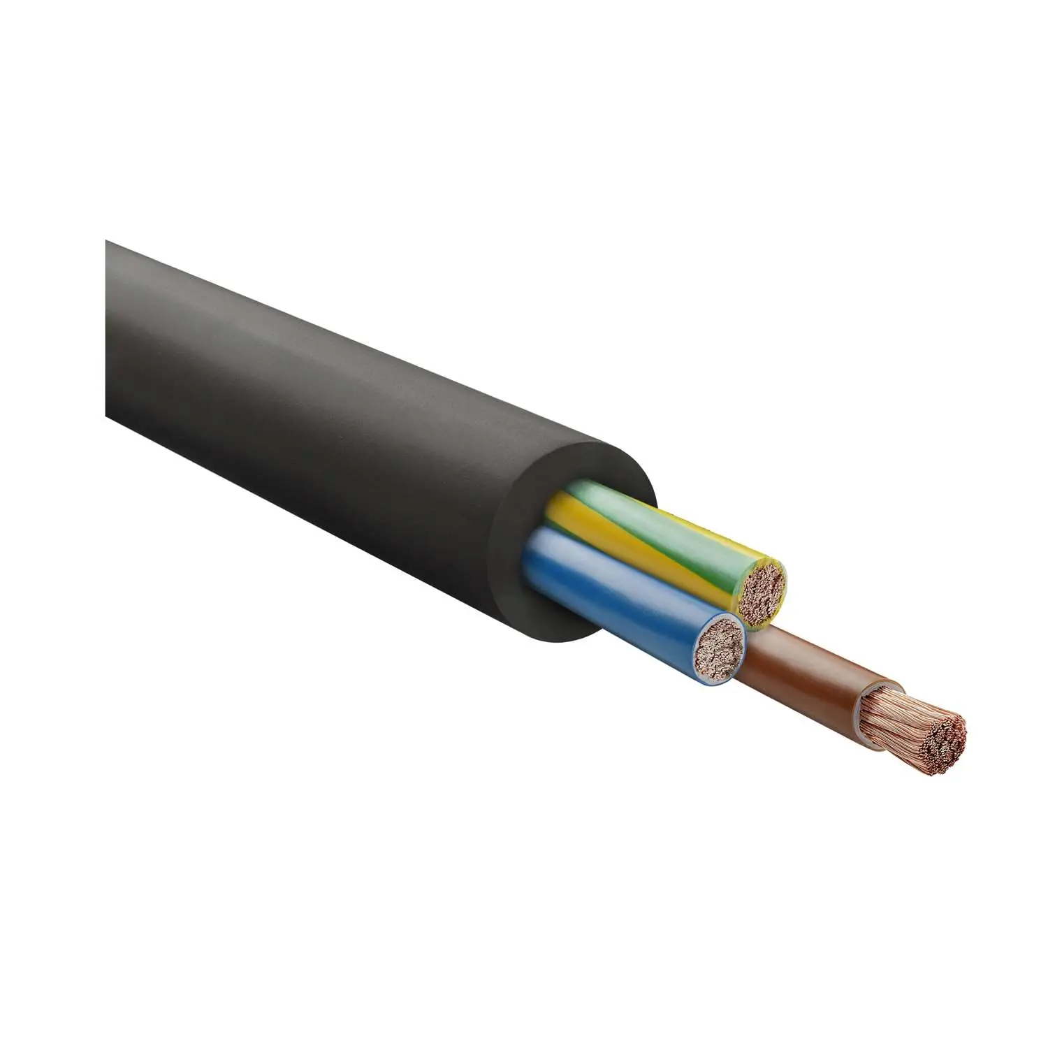Produktfoto 1 von 37028 HELU KABEL H07RN-F 3G1,5mm² Gummischlauchleitung AD 9,2mm - 11,9mm Nennspannung Uo/U 450V/750V
