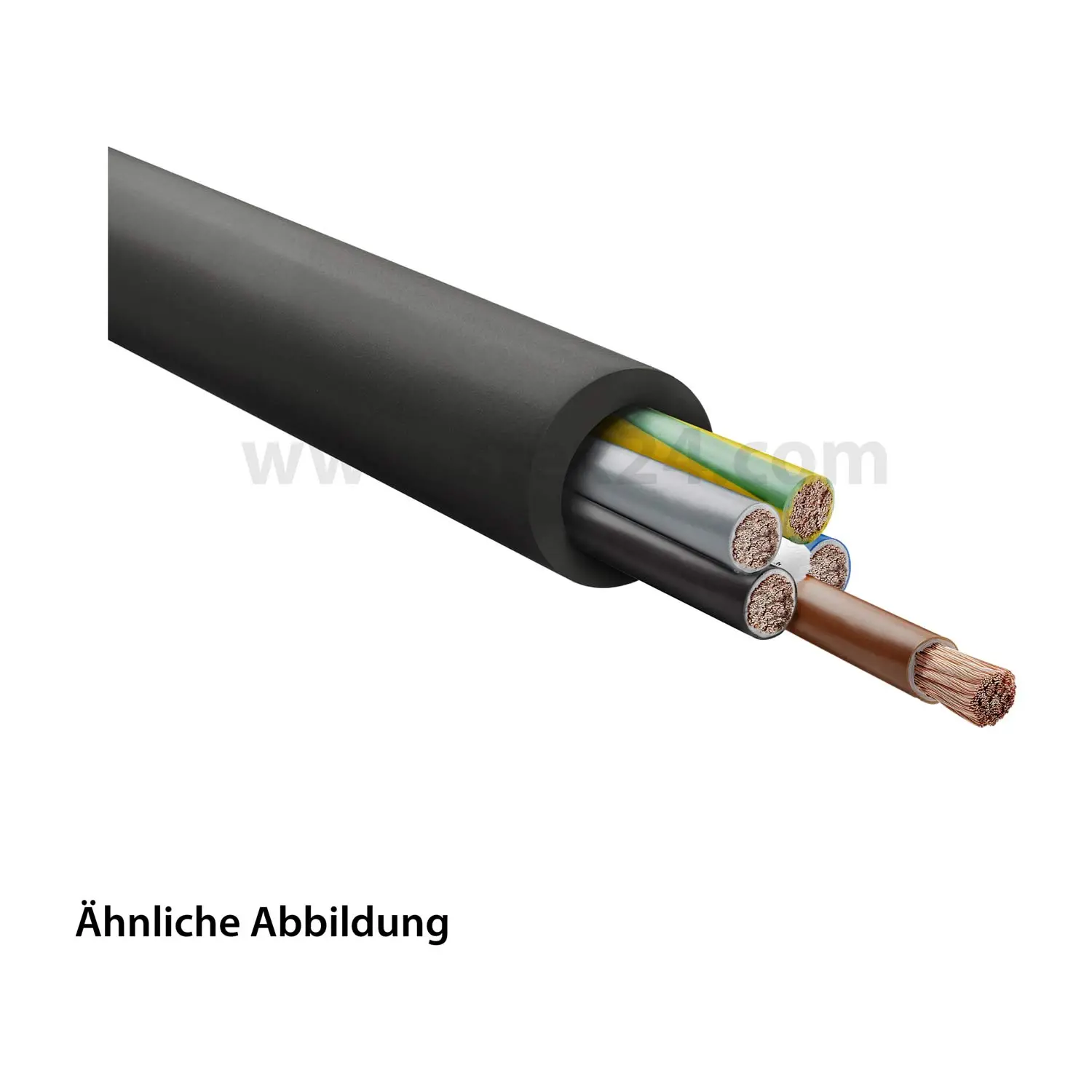 Produktfoto 1 von 37062 HELU KABEL H07RN-F 5G2,5mm² Gummischlauchleitung AD 13,3mm - 17,0mm Nennspannung Uo/U 450V/750V