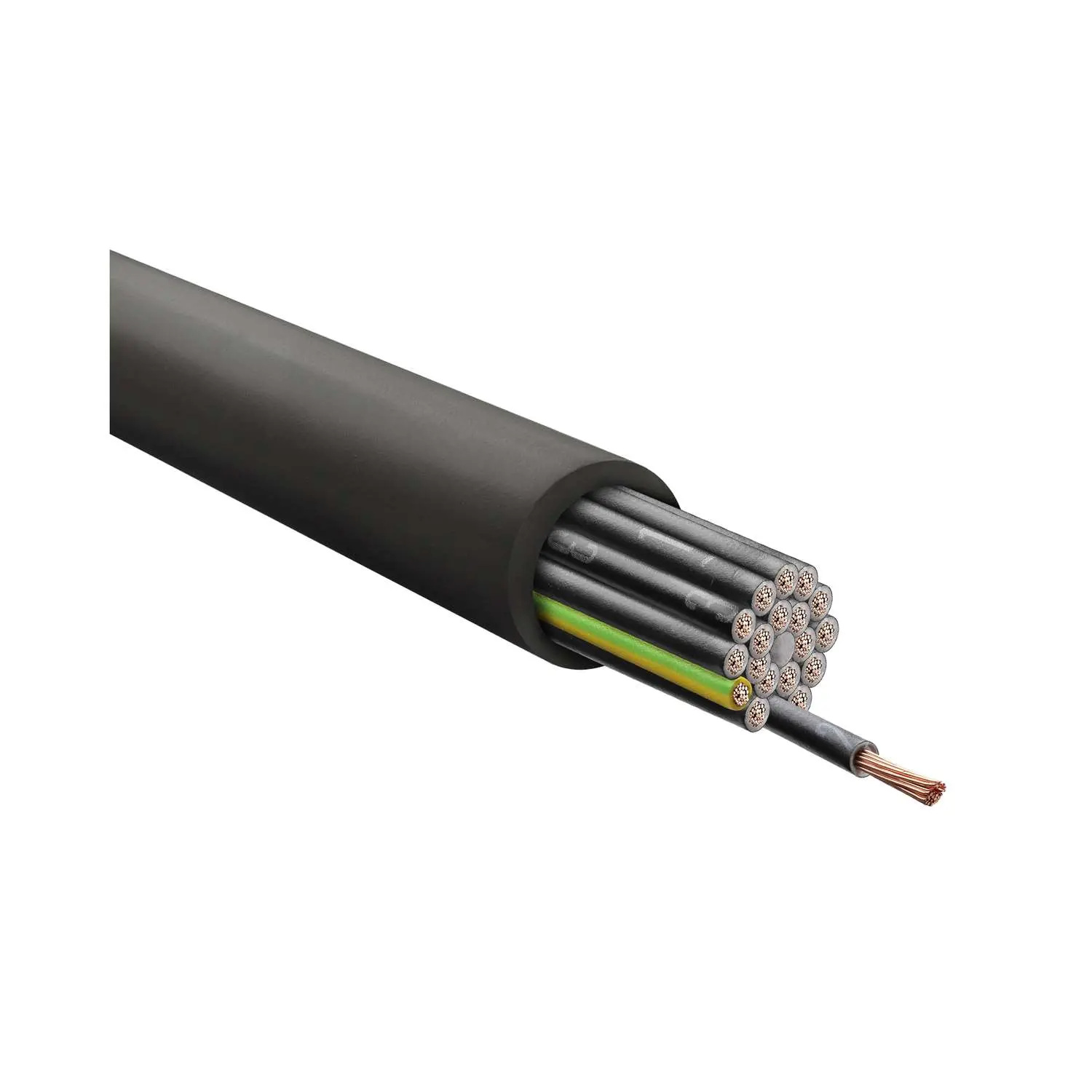 Produktfoto 1 von 37094 HELU KABEL H07RN-F 19G1,5mm² Gummischlauchleitung AD 20,7mm - 26,3mm Nennspannung Uo/U 450V/750V