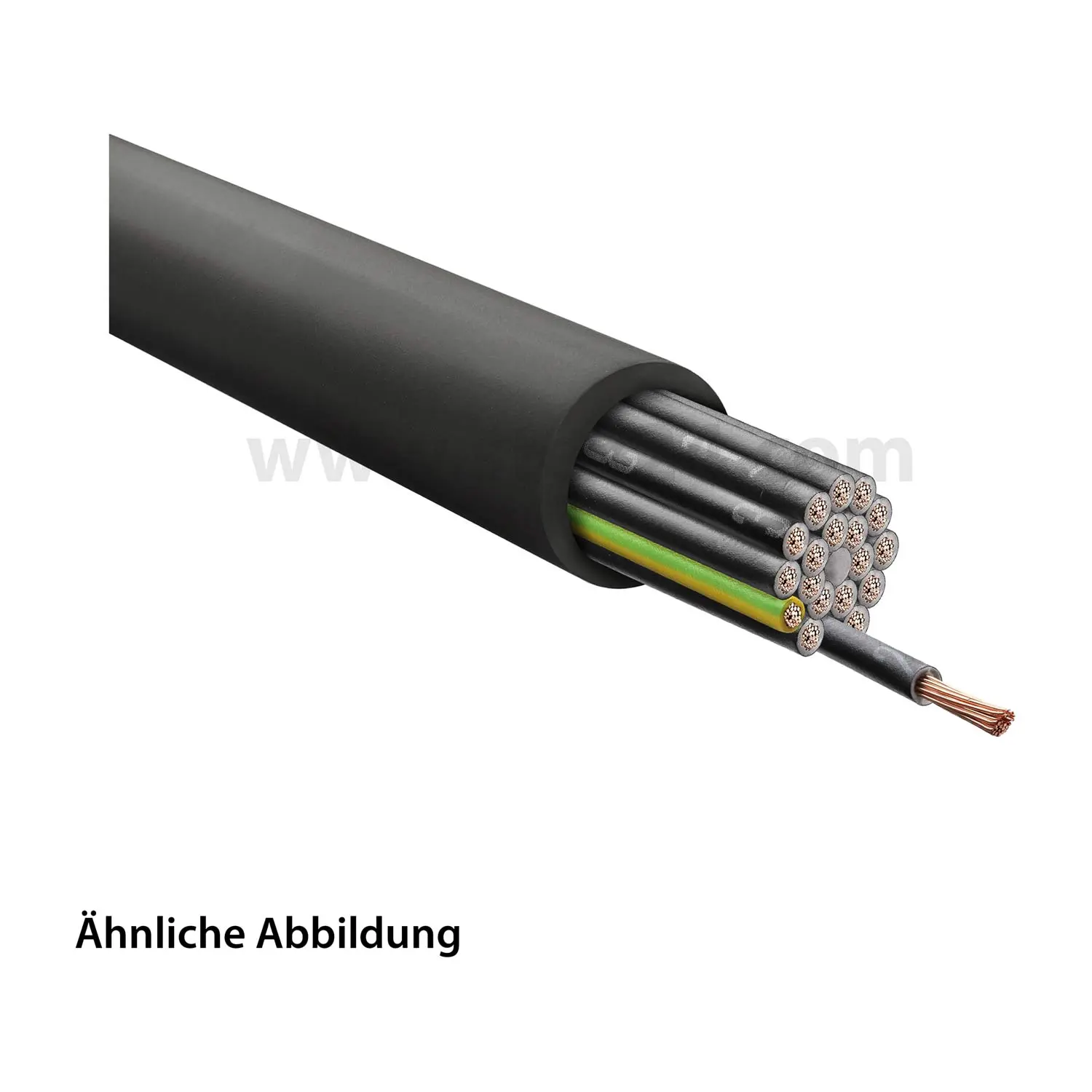 Produktfoto 1 von 37098 HELU KABEL H07RN-F 19G2,5mm² Gummischlauchleitung AD 25,5mm - 31,0mm Nennspannung Uo/U 450V/750V