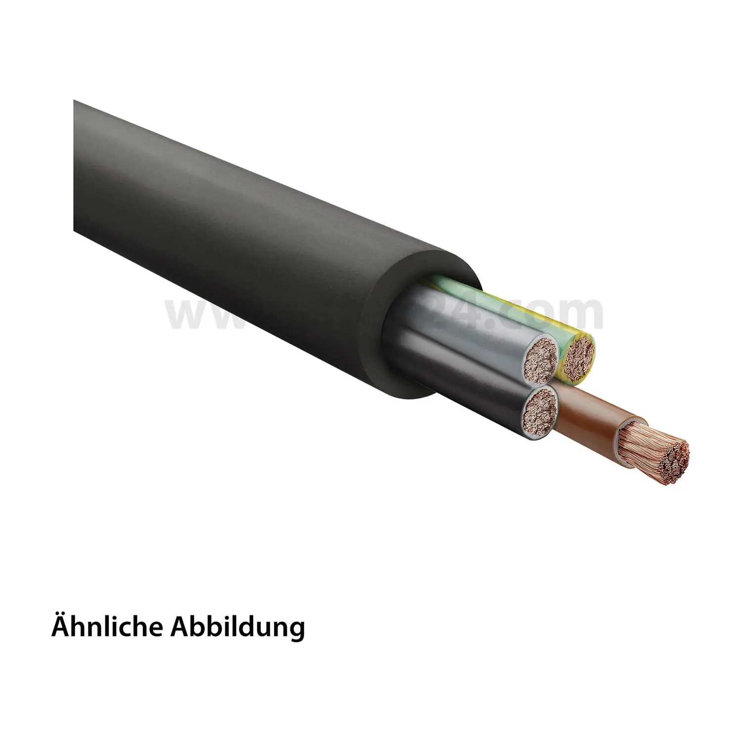 Produktfoto 1 von H07RN-F 4G35mm² Gummischlauchleitung AD 32,5mm - 41,1mm Nennspannung Uo/U 450V/750V