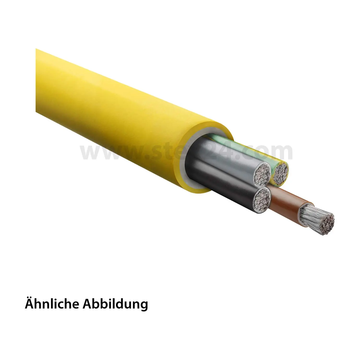 Produktfoto 1 von 38018 HELU KABEL NSSHÖU-J 4G4mm² schwere Gummischlauchleitung AD 21,5mm Nennspannung Uo/U 600V/1000V
