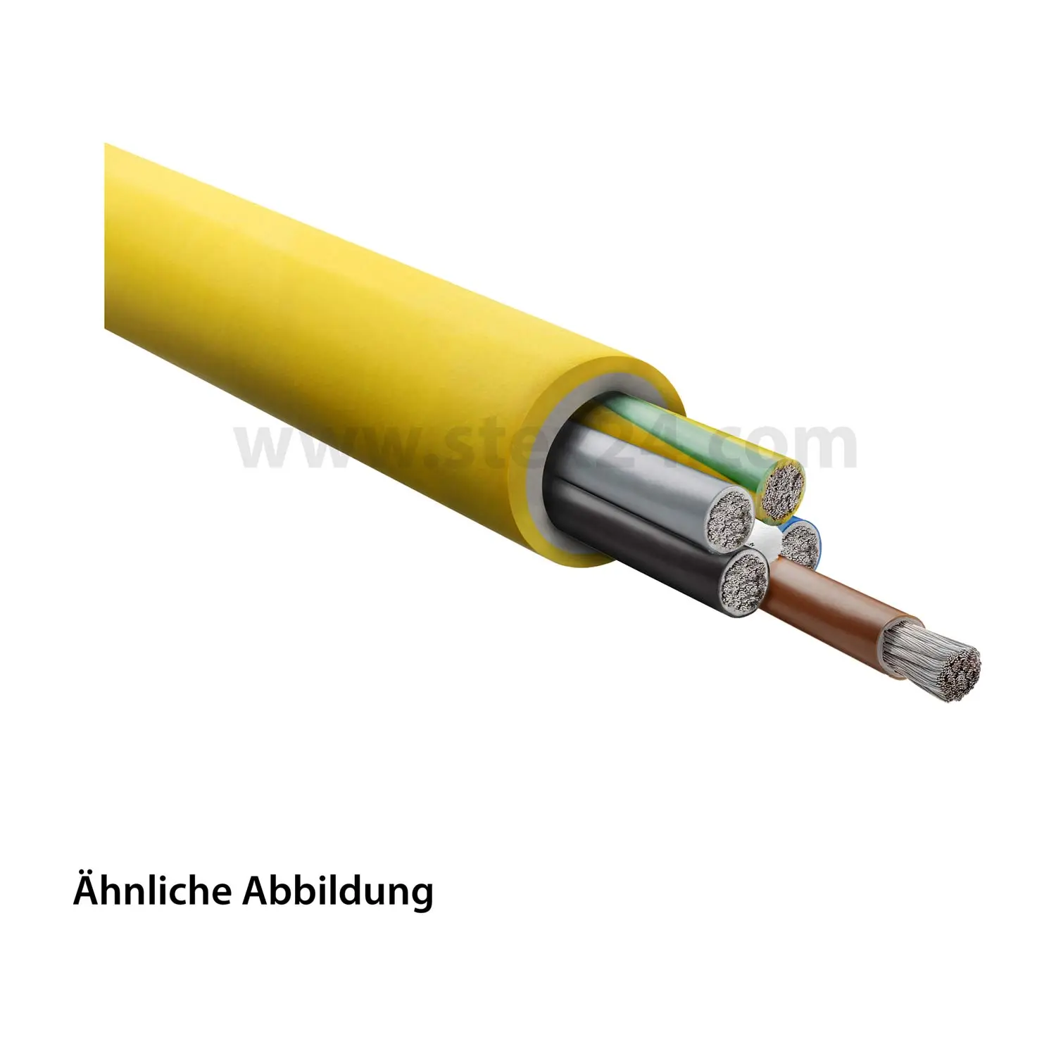 Produktfoto 1 von 38031 HELU KABEL NSSHÖU-J 5G6mm² schwere Gummischlauchleitung AD 26,5mm Nennspannung Uo/U 600V/1000V