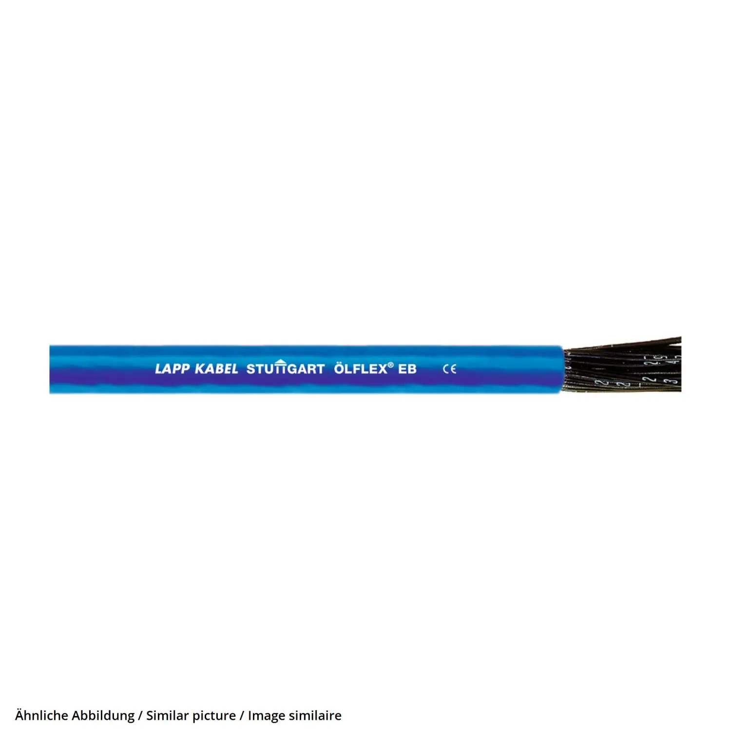 Produktfoto 1 von 0012444/100 LAPP ÖLFLEX EB 7X1mm² AD 8,0mm Nennspannung Uo/U 300V/500V