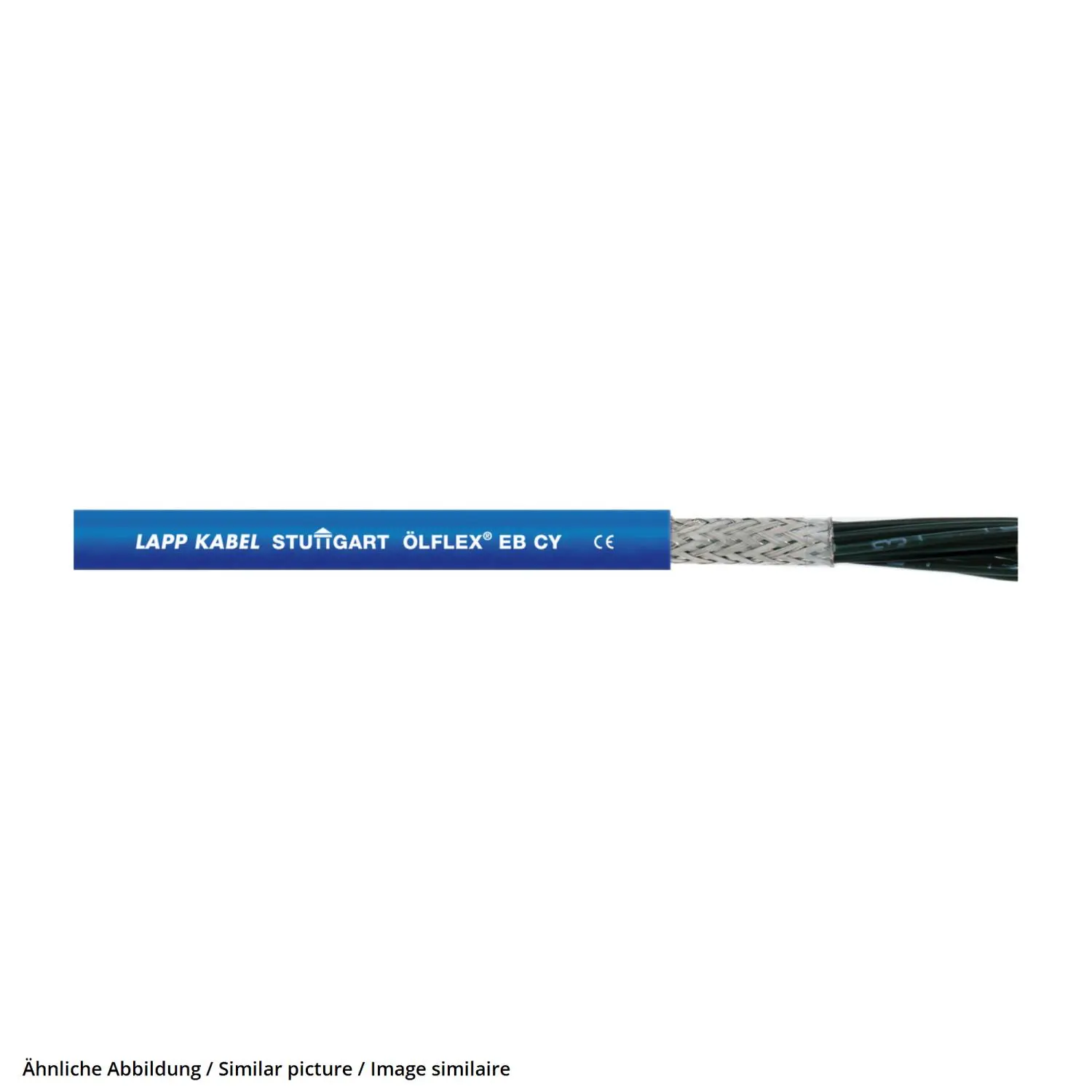 Produktfoto 1 von 0012660/100 LAPP ÖLFLEX EB CY 2X1,5mm² AD 7,1mm Nennspannung Uo/U 300V/500V
