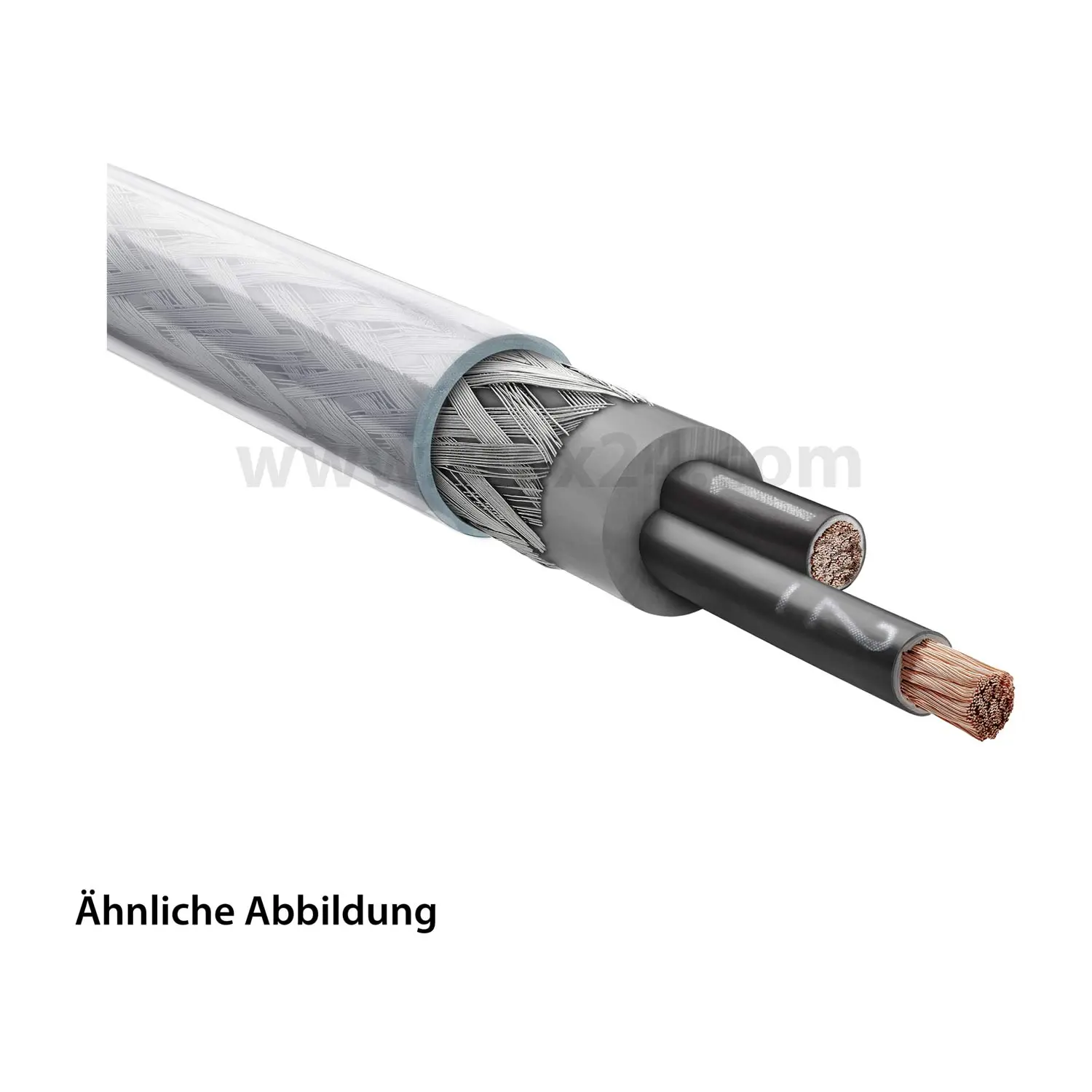 Produktfoto 1 von 0016087/100 LAPP Stexoflex Steuerleitung SY 2X2,5mm² AD 12,1mm Nennspannung Uo/U 450V/750V