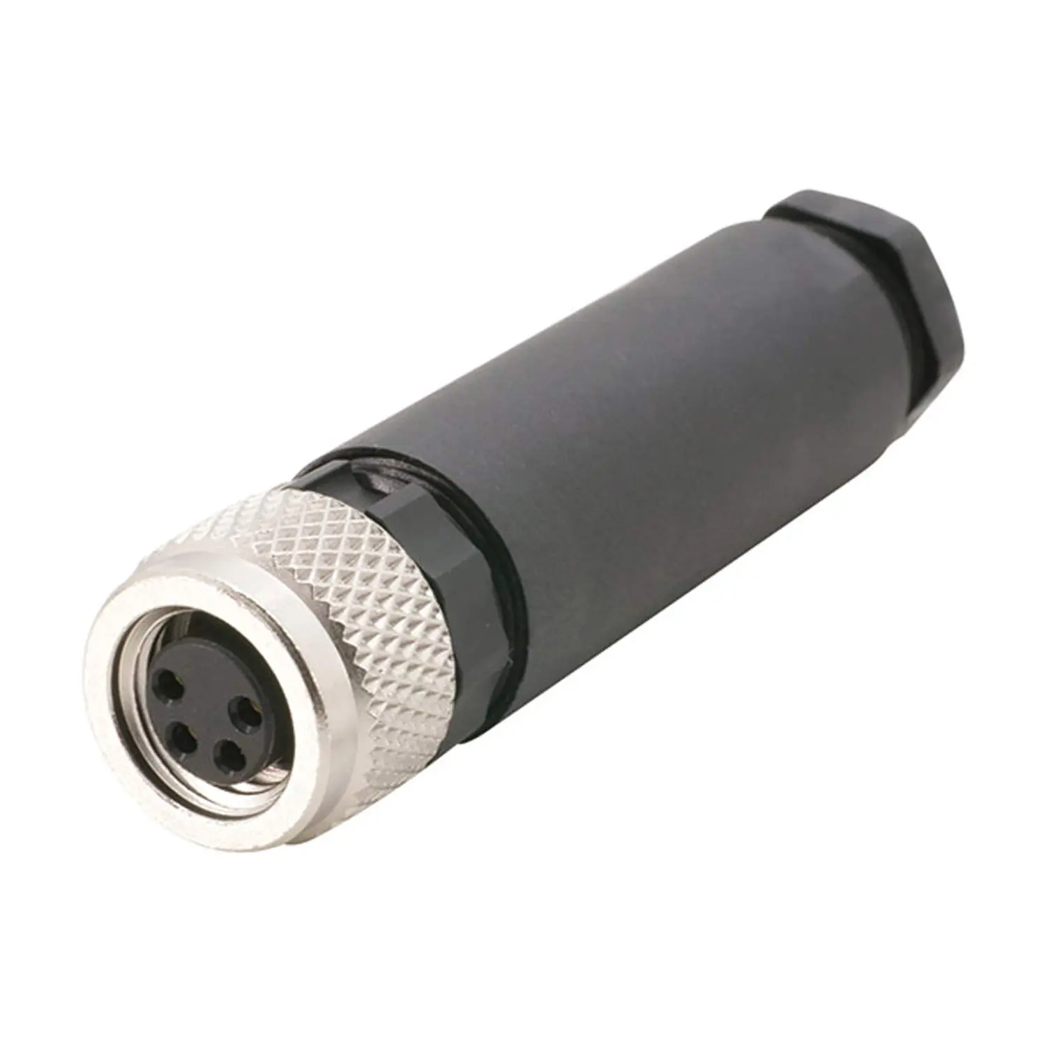 Produktfoto 1 von 1506891 Phoenix Contact M8 Sensorsteckverbinder gerade Buchse Schraubanschluss, Polzahl 4-polig Kabelabgang gerade, Klemmbereich 3,5mm - 5,0mm