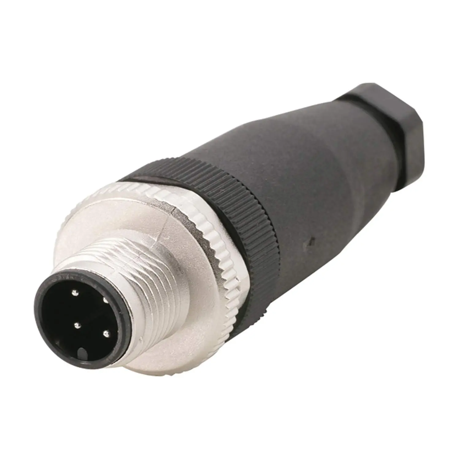 Produktfoto 1 von 1662528 Phoenix Contact M12 Sensorsteckverbinder gerade Stift Schraubanschluss, Polzahl 4-polig Kabelabgang gerade, Klemmbereich 4,0mm - 6,0mm