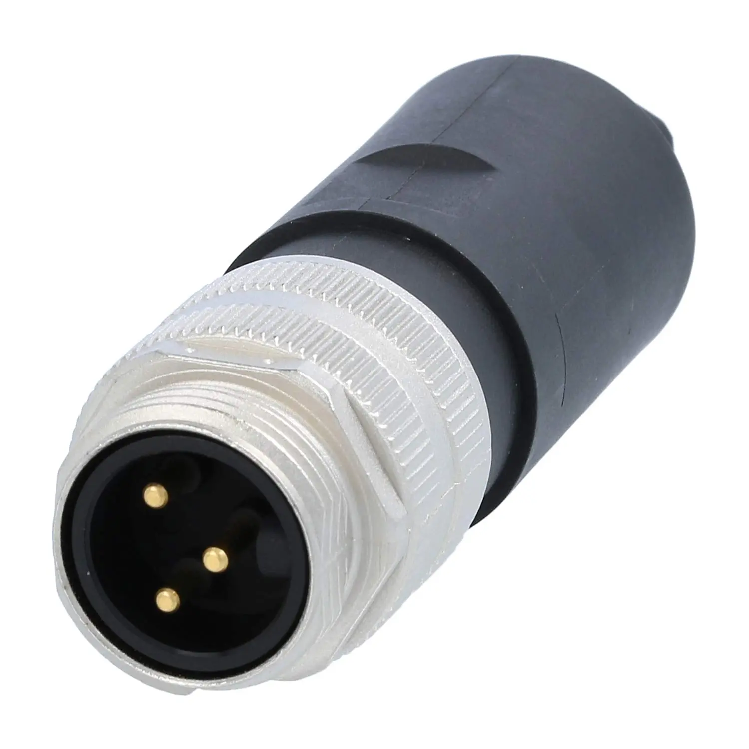 Produktfoto 1 von 7/8" Kabelsteckverbinder gerade Stift Schraubanschluss, Polzahl 2+PE Kabelabgang gerade, Klemmbereich 8,0mm - 10,0mm