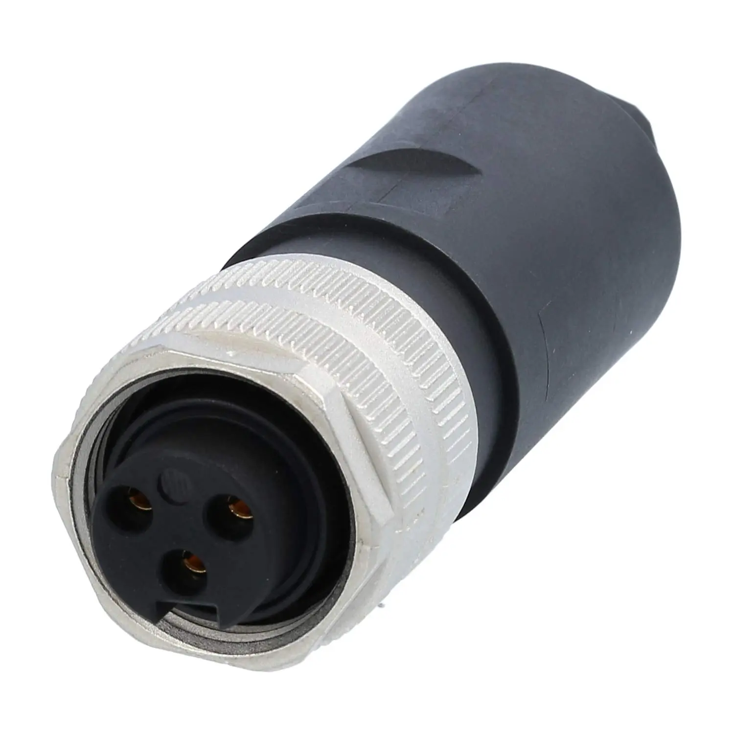 Produktfoto 1 von 7/8" Kabelsteckverbinder gerade Buchse Schraubanschluss, Polzahl 2+PE Kabelabgang gerade, Klemmbereich 8,0mm - 10,0mm