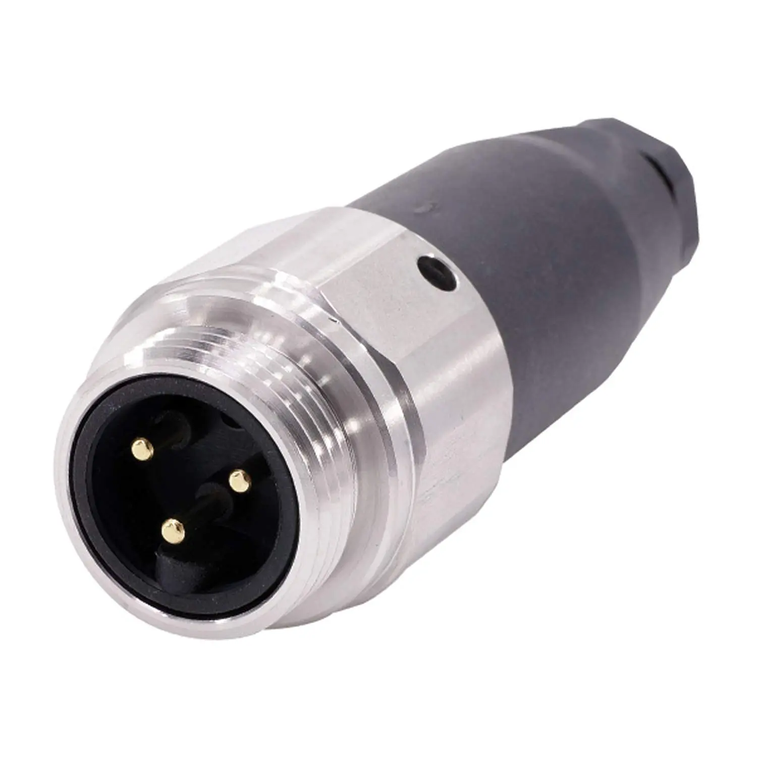 Produktfoto 1 von 7/8" Kabelsteckverbinder gerade Stift Schraubanschluss, Polzahl 2+PE Kabelabgang gerade, Klemmbereich 6,0mm - 8,0mm