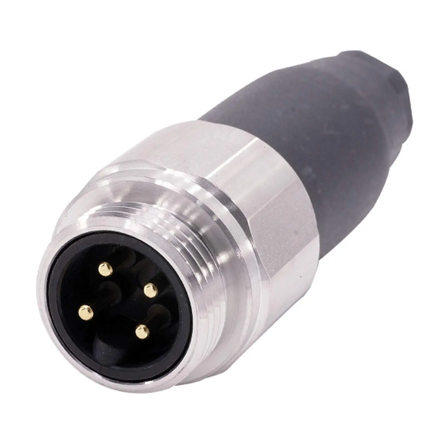 Produktfoto 1 von 7/8" Kabelsteckverbinder gerade Stift Schraubanschluss, Polzahl 3+PE Kabelabgang gerade, Klemmbereich 6,0mm - 8,0mm