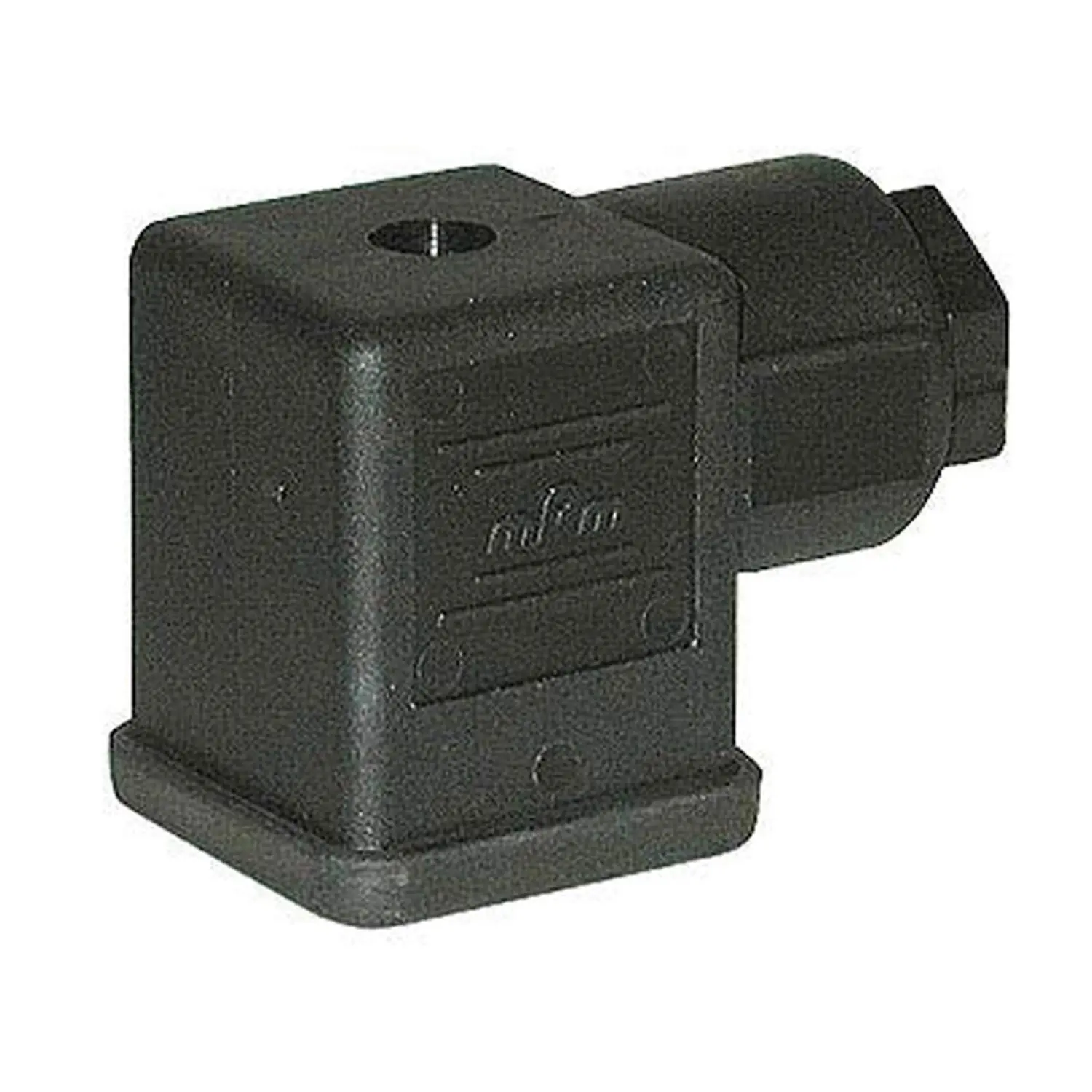 Produktfoto 1 von Ventilsteckverbinder 2+PE Buchse Baugröße A Schraubanschluss, Kabelabgang seitlich M16x1,5 Klemmbereich 6,0mm - 10,0mm, Querschnitt 0,34mm² - 1,5mm²