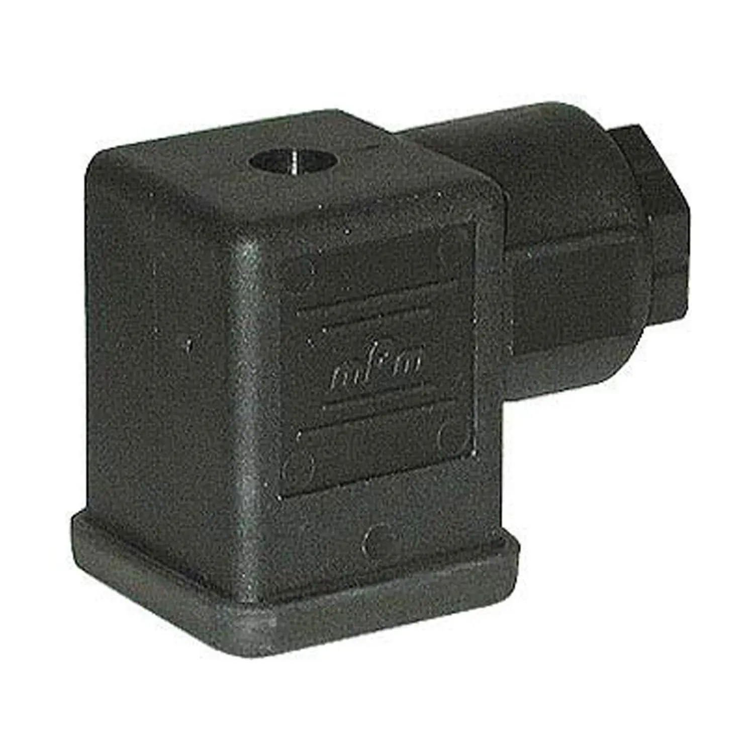 Produktfoto 1 von Ventilsteckverbinder 2+PE Buchse Baugröße A Schraubanschluss, Kabelabgang seitlich M16x1,5 Klemmbereich 6,0mm - 10,0mm, Querschnitt 0,34mm² - 1,5mm²