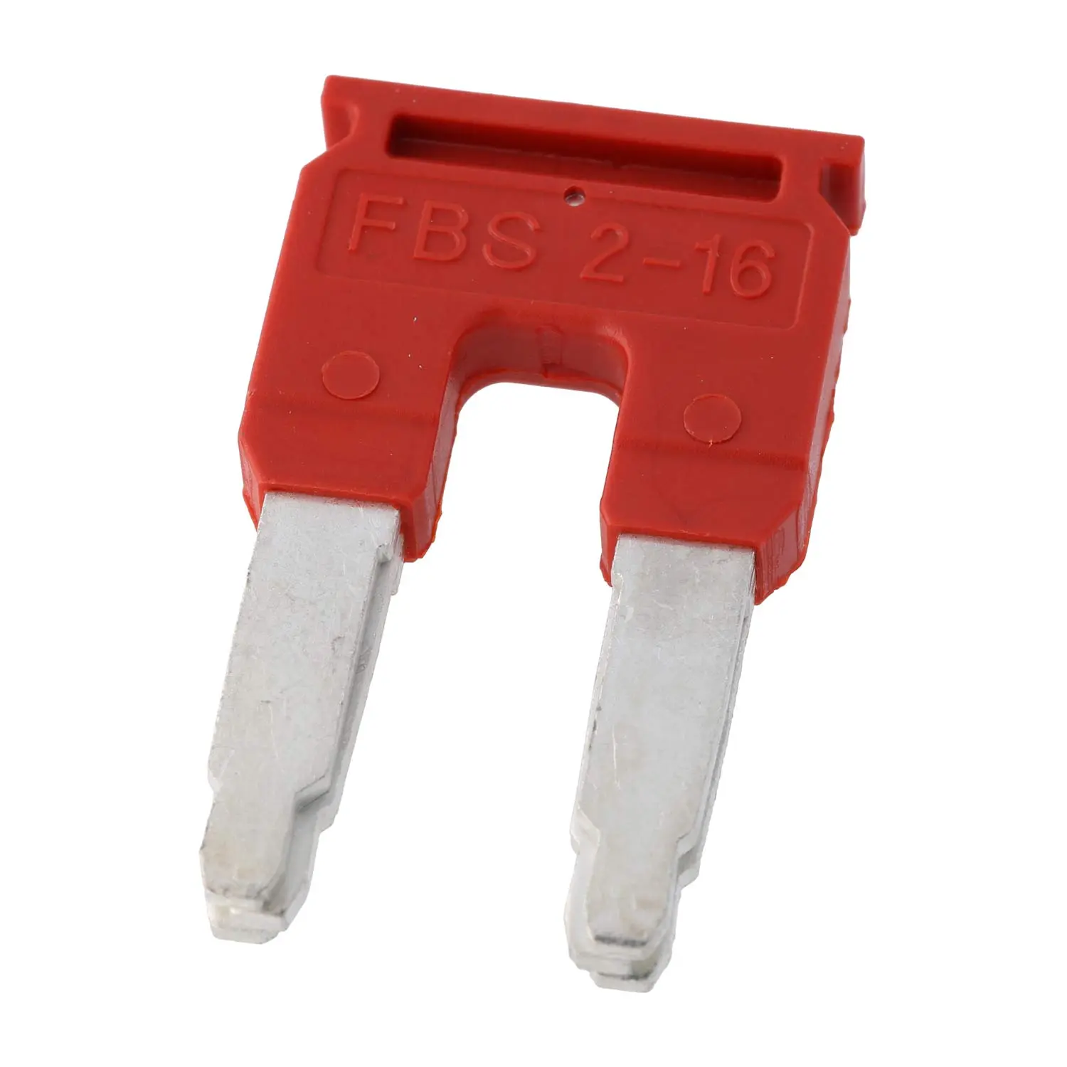 Produktfoto 1 von 3005963 Phoenix Contact Steckbrücke FBS 2-16 Belastungsstrom 101A Farbe rot, Werkstoff Kupfer (Cu)