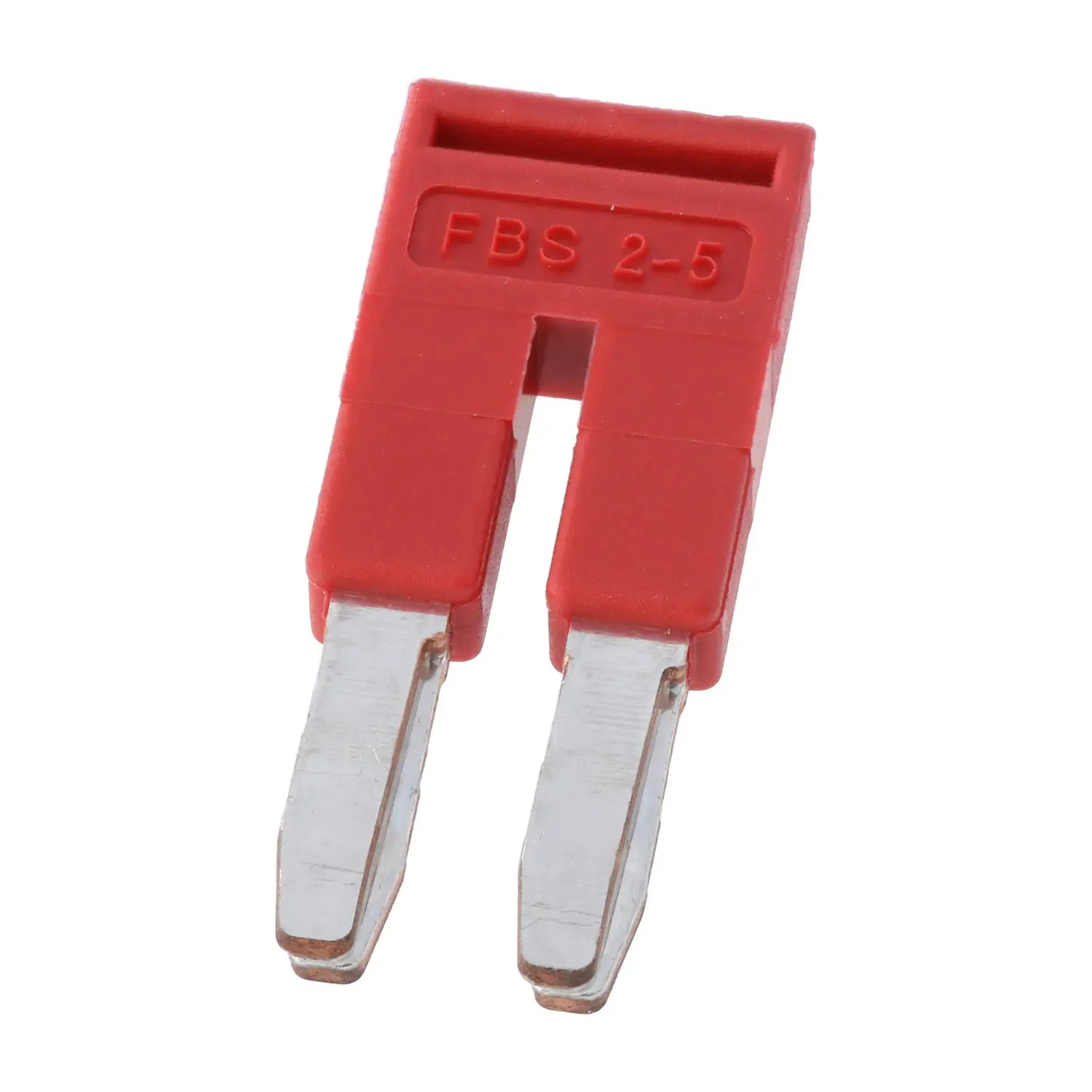 Produktfoto 1 von 3030161 Phoenix Contact Steckbrücke FBS 2-5 Belastungsstrom 24A Farbe rot, Werkstoff Kupfer (Cu)