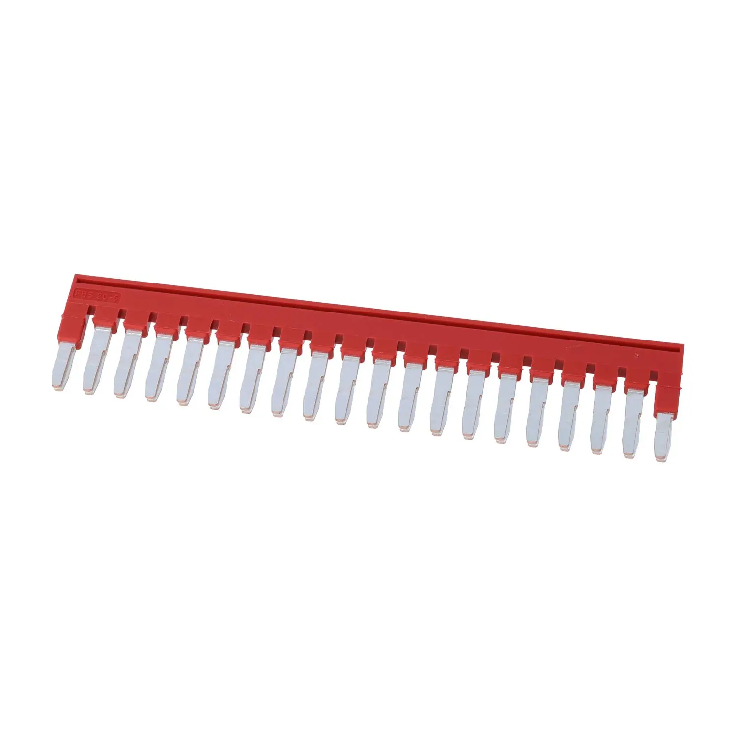 Produktfoto 1 von 3030226 Phoenix Contact Steckbrücke FBS 20-5 Belastungsstrom 24A Farbe rot, Werkstoff Kupfer (Cu)