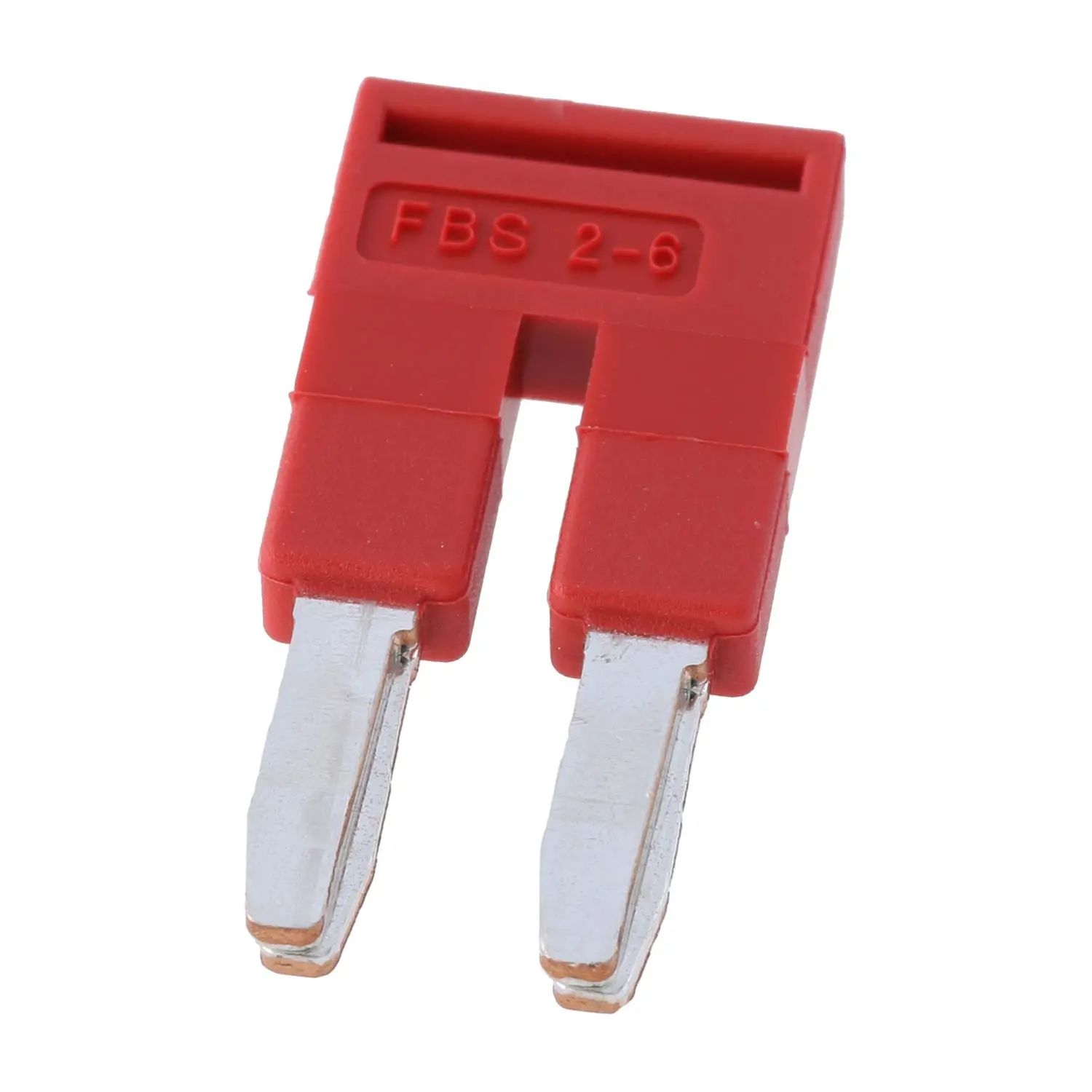 Produktfoto 1 von 3030336 Phoenix Contact Steckbrücke FBS 2-6 Belastungsstrom 32A Farbe rot, Werkstoff Kupfer (Cu)