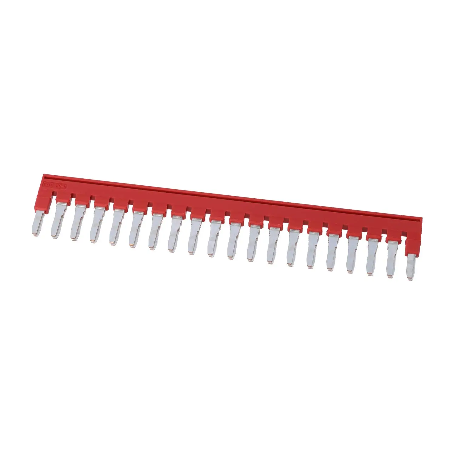 Produktfoto 1 von 3030365 Phoenix Contact Steckbrücke FBS 20-6 Belastungsstrom 32A Farbe rot, Werkstoff Kupfer (Cu)