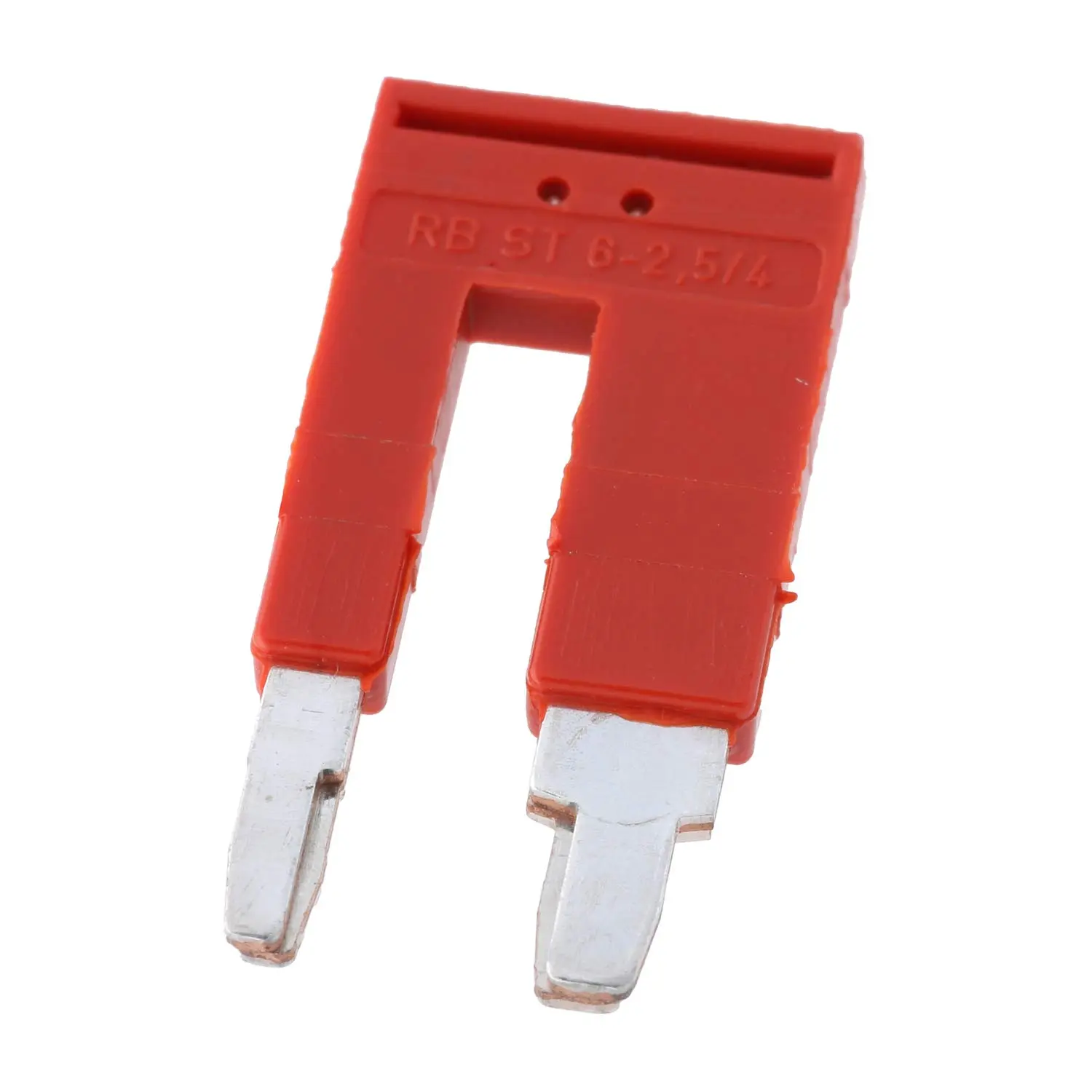 Produktfoto 1 von 3030860 Phoenix Contact Reduzierbrücke RB ST 6-(2,5/4) Belastungsstrom 32A Farbe rot, Werkstoff Kupfer (Cu)