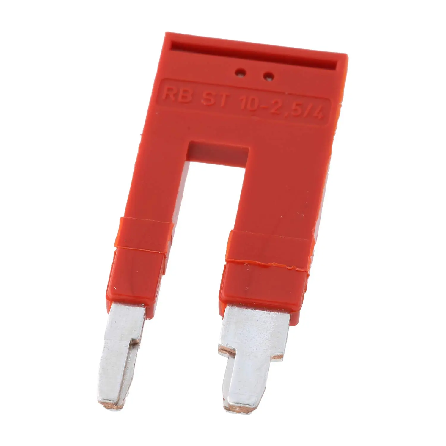 Produktfoto 1 von 3030873 Phoenix Contact Reduzierbrücke RB ST 10-(2,5/4) Belastungsstrom 32A Farbe rot, Werkstoff Kupfer (Cu)