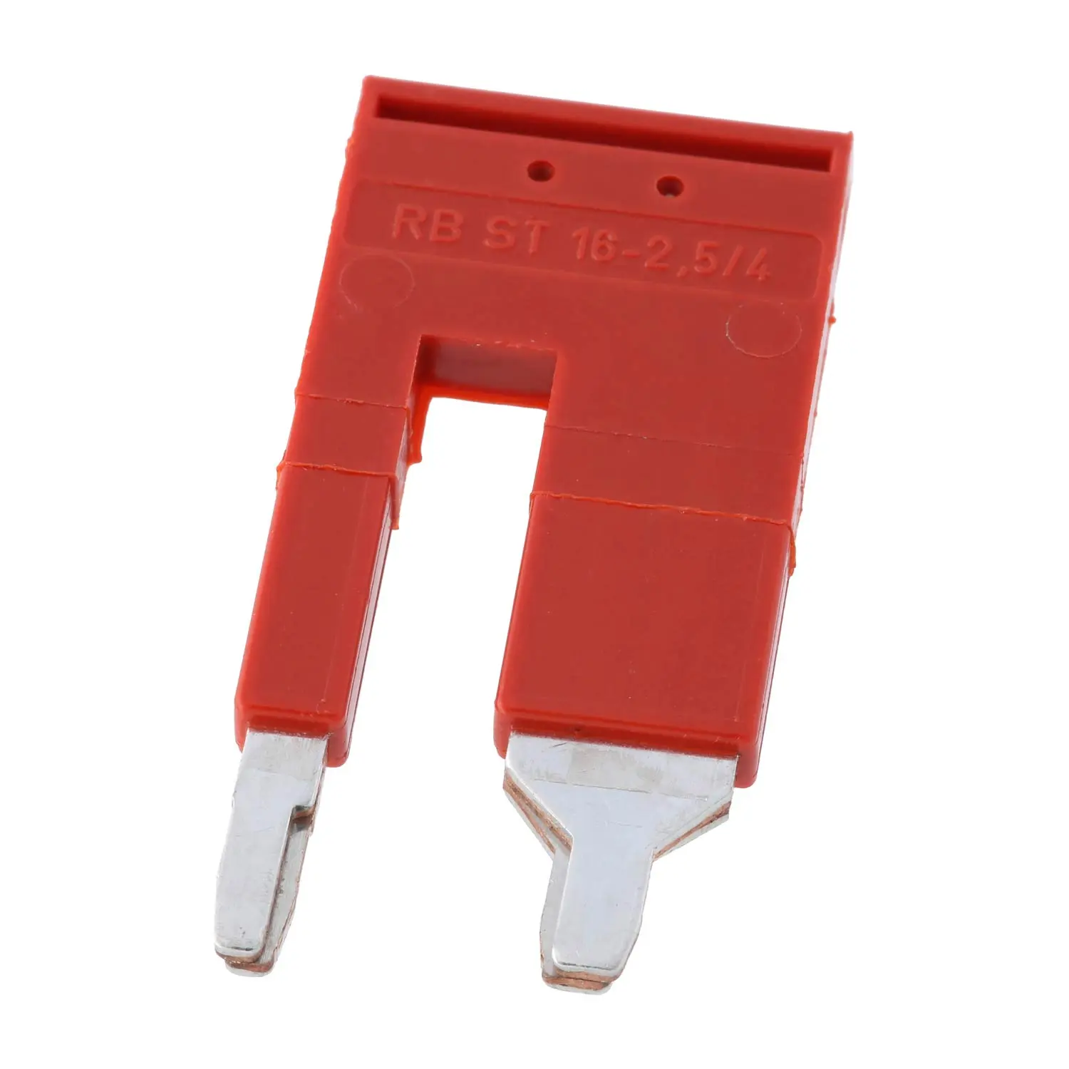 Produktfoto 1 von 3030886 Phoenix Contact Reduzierbrücke RB ST 16-(2,5/4) Belastungsstrom 32A Farbe rot, Werkstoff Kupfer (Cu)